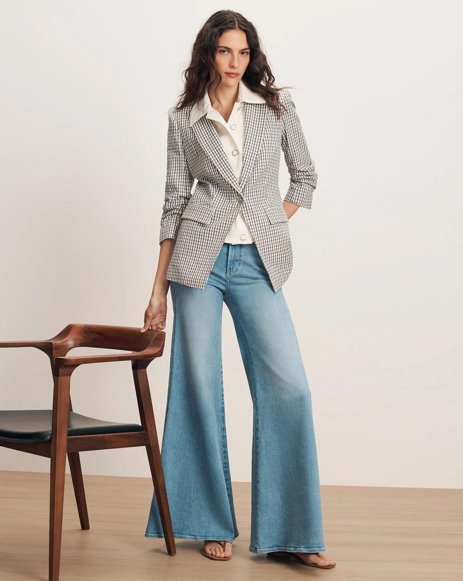 Veronica Beard - Clayton Gingham Dickey Jacket - Image 2