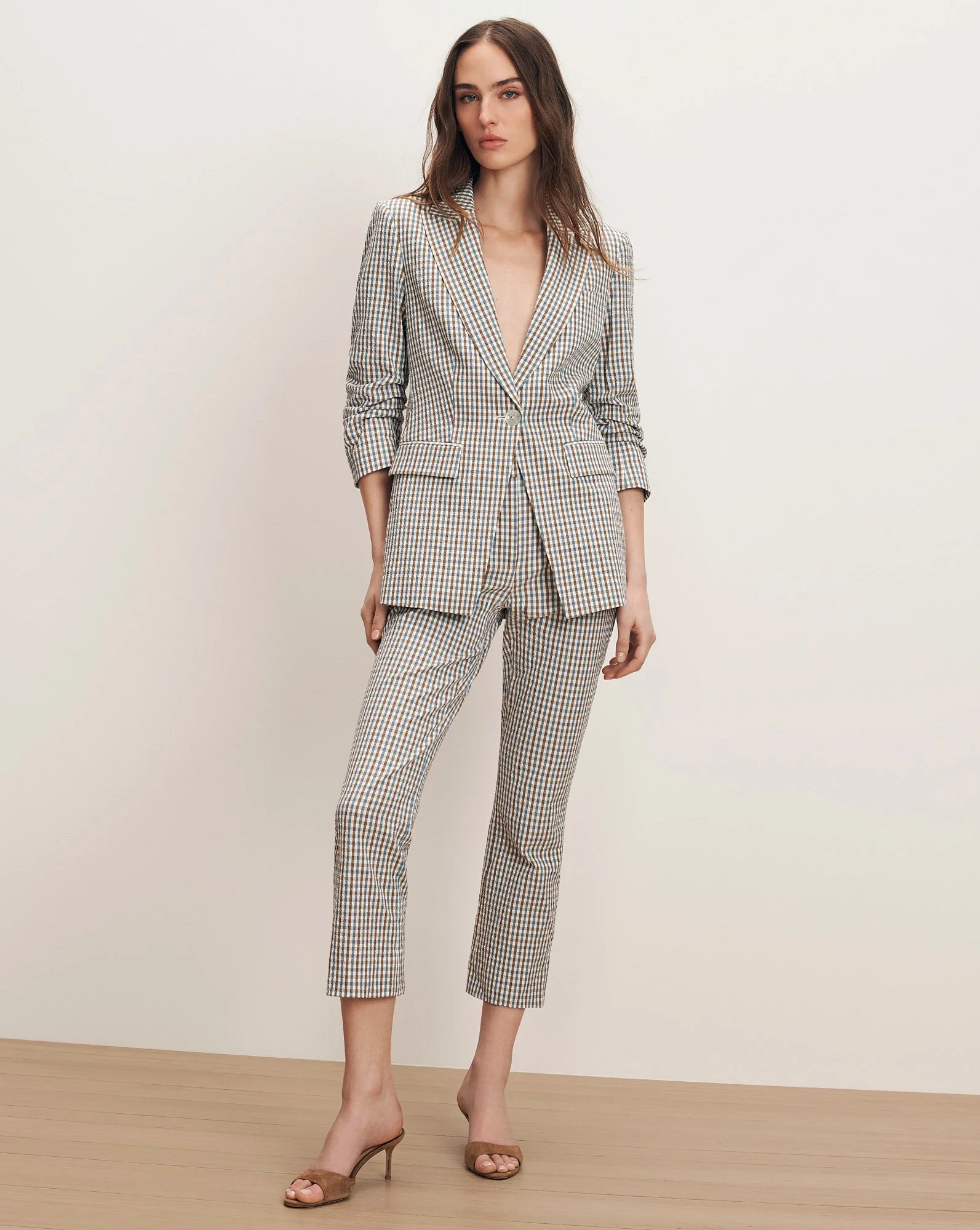 Veronica Beard - Clayton Gingham Dickey Jacket - Image 5