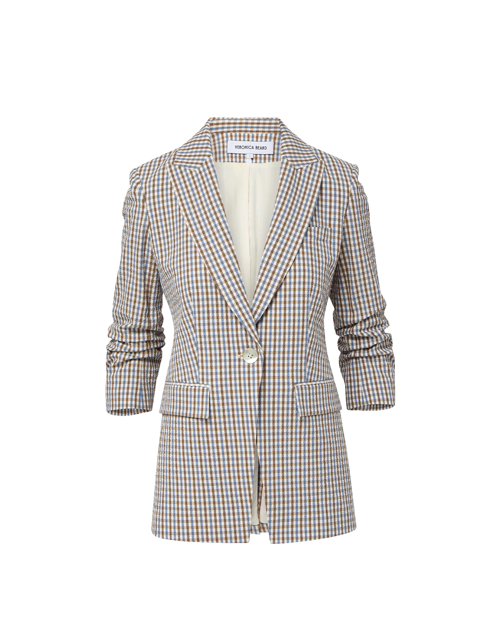 Veronica Beard - Clayton Gingham Dickey Jacket - Image 7