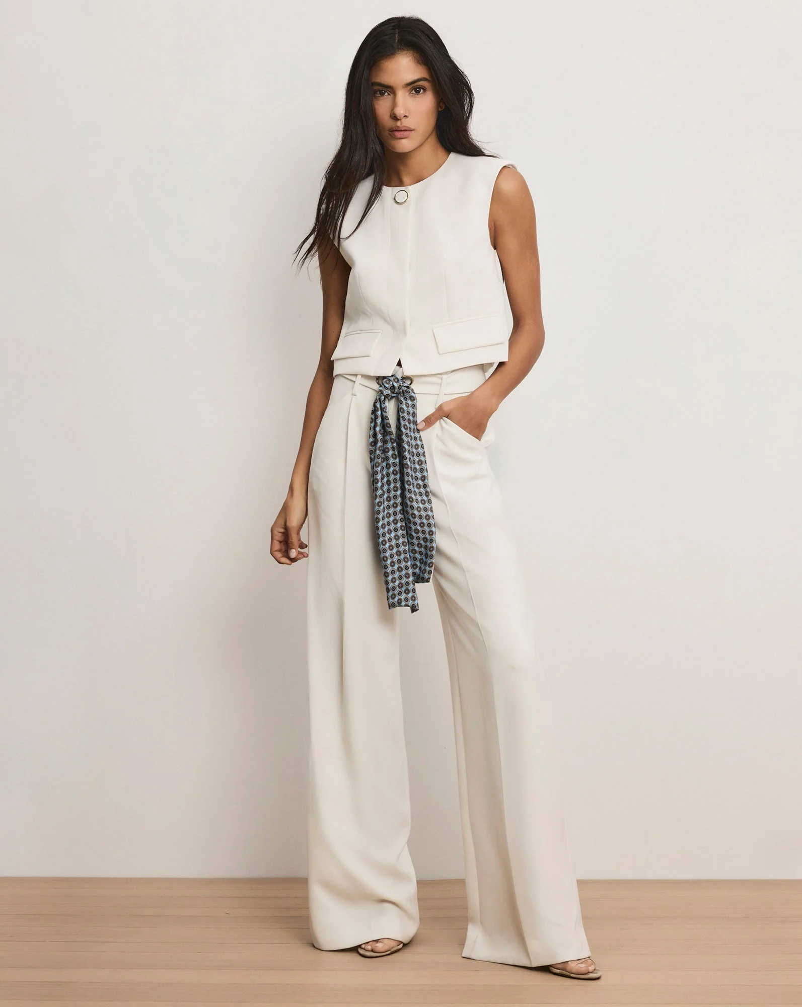 Veronica Beard - Cliffwood Cropped Vest - Image 5