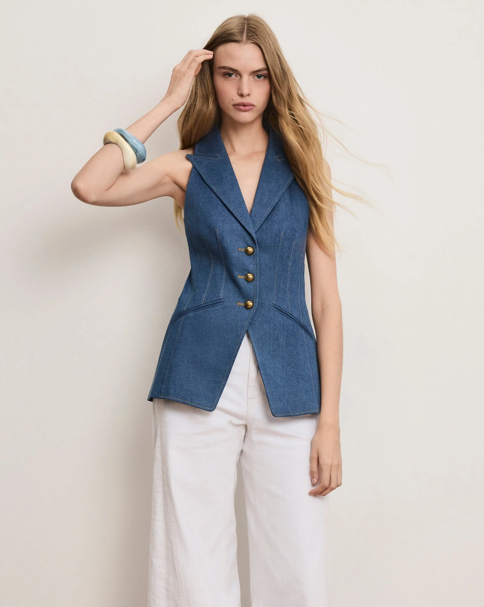 Veronica Beard - Costa Denim Vest