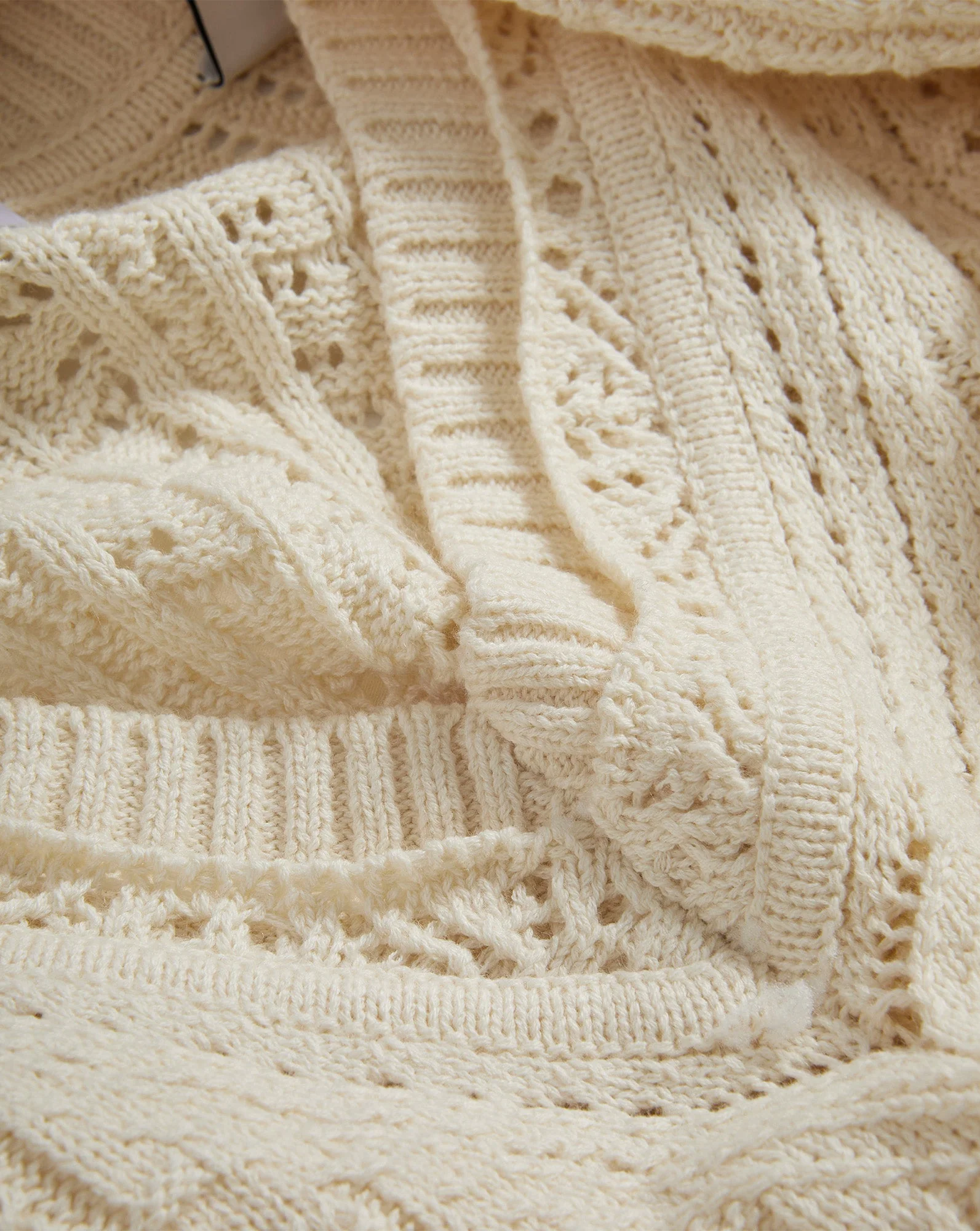 Veronica Beard - Deveraux Pointelle Sweater - Image 3