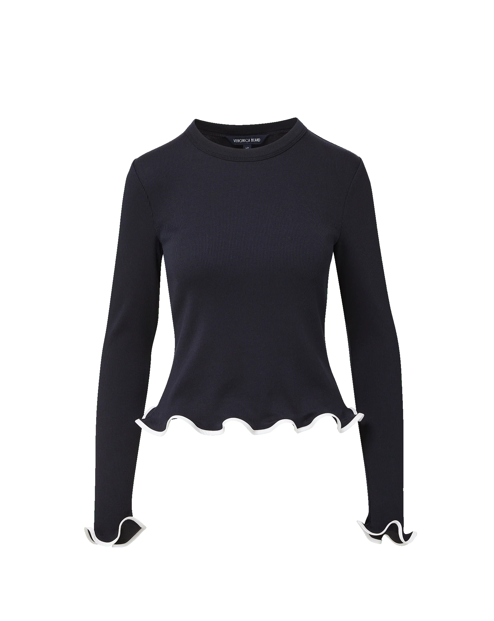 Veronica Beard - Elianne Ruffle - Trim T - Shirt - Image 5
