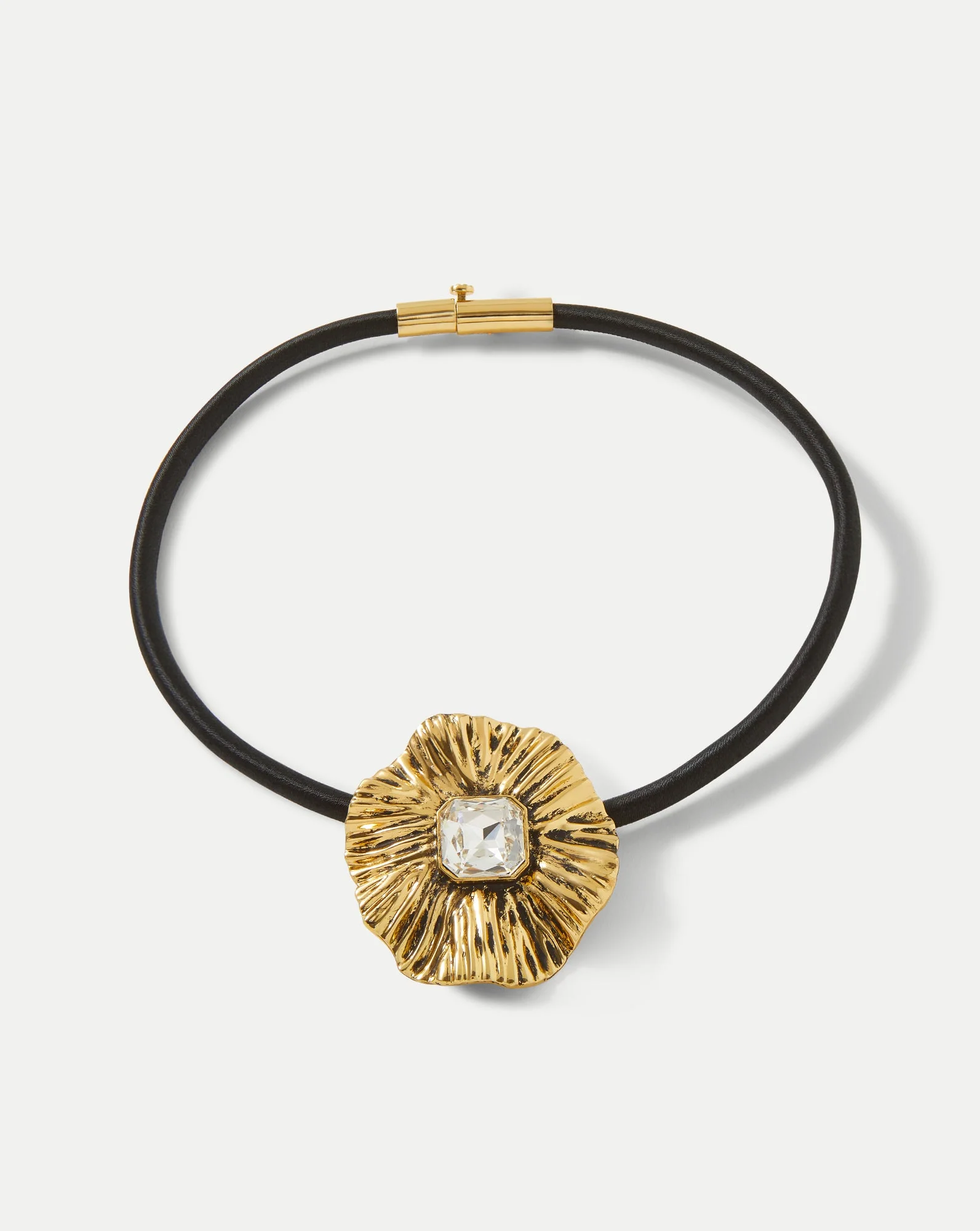 Veronica Beard - Floral Pendant Cord Necklace - Image 2