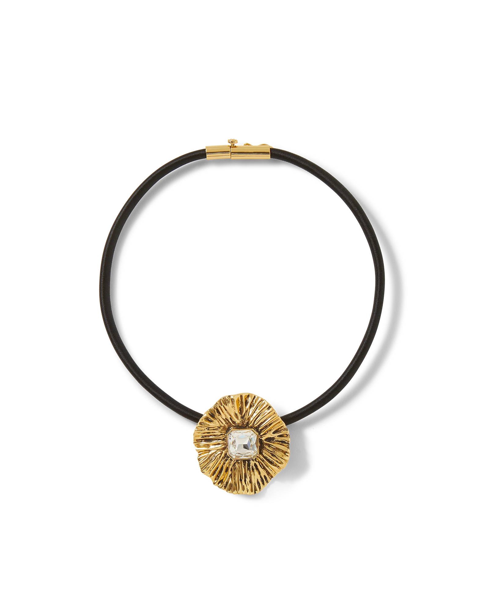 Veronica Beard - Floral Pendant Cord Necklace - Image 4