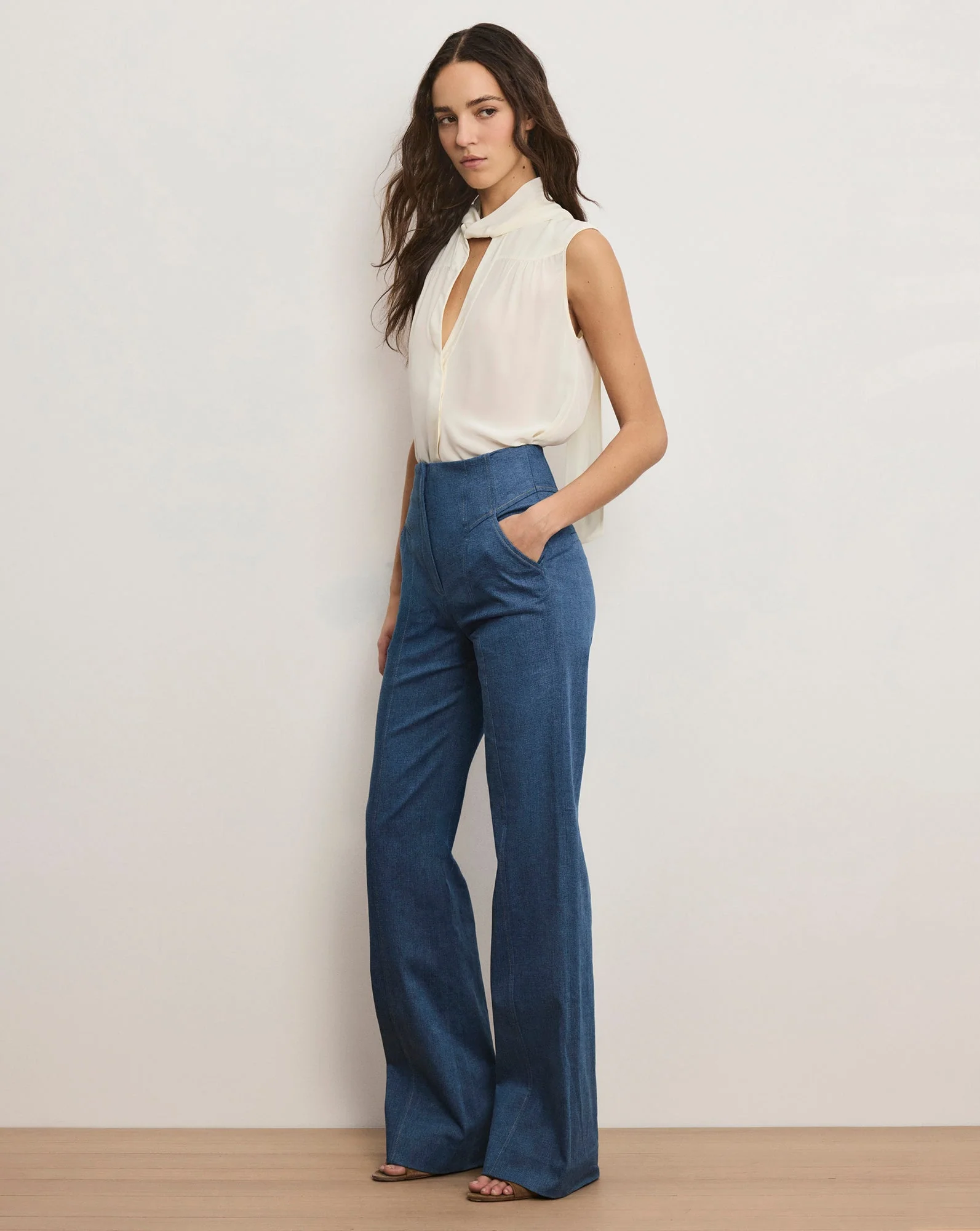 Veronica Beard - Frenkle Denim Pant - Image 3