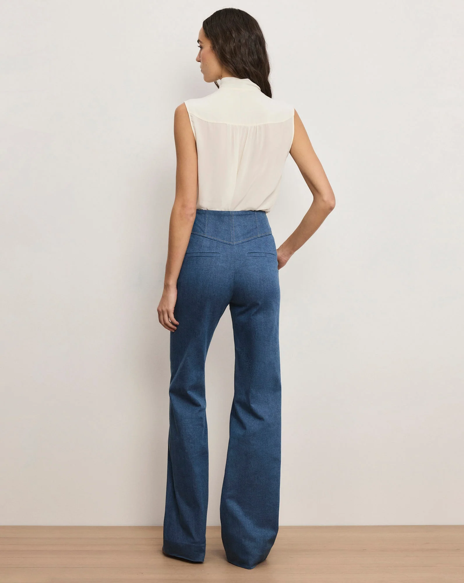 Veronica Beard - Frenkle Denim Pant - Image 5