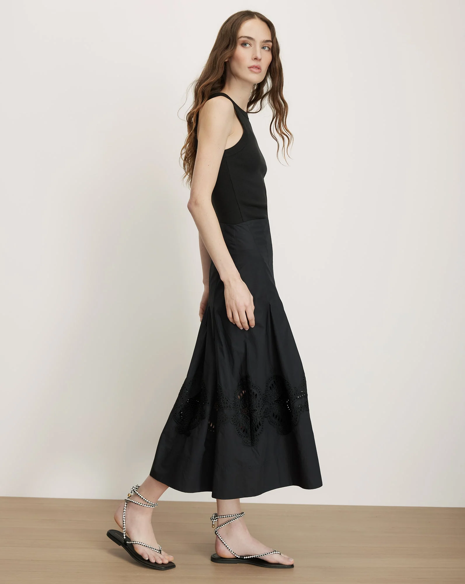 Veronica Beard - Fynnley Embroidered Midi Skirt - Image 3