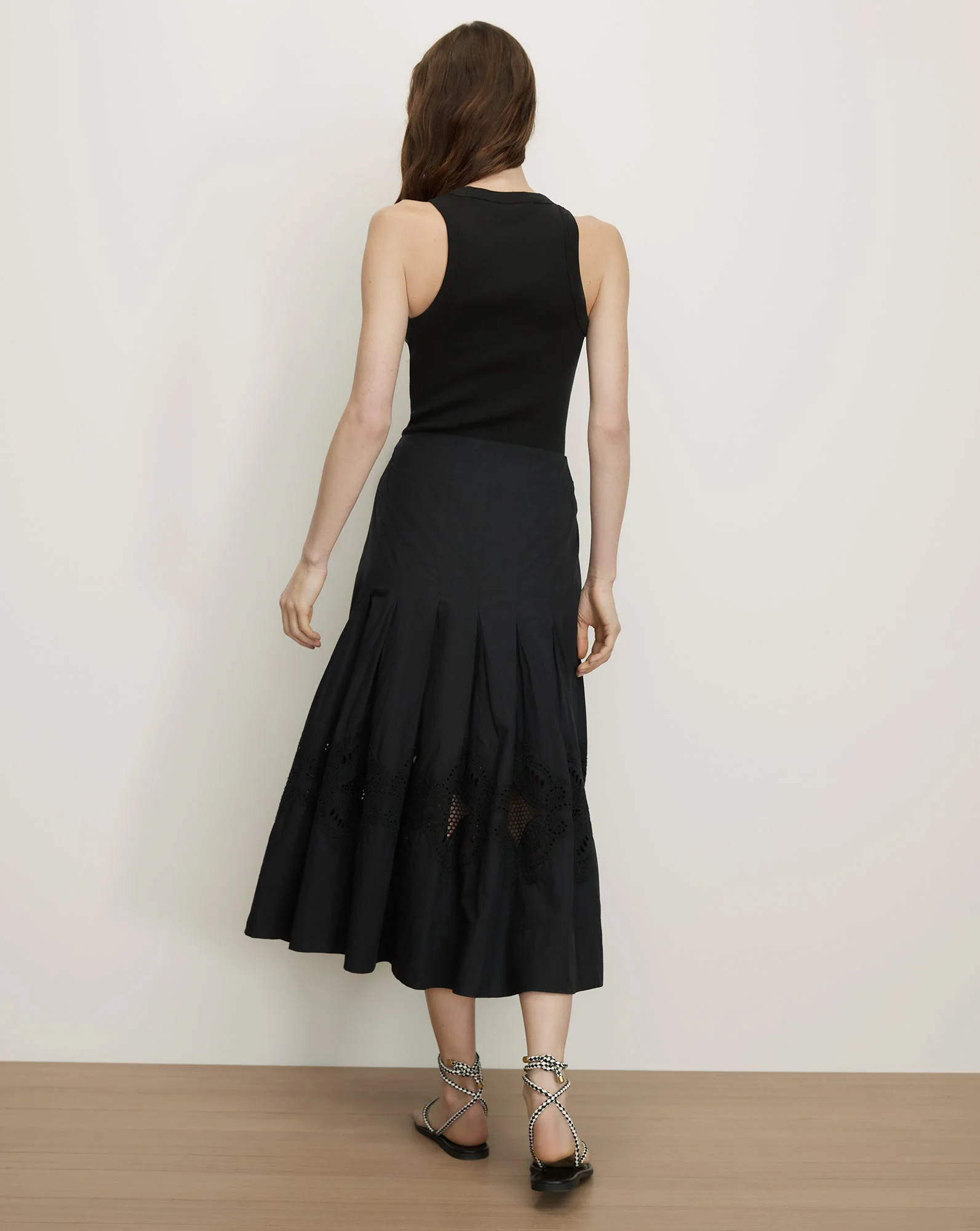 Veronica Beard - Fynnley Embroidered Midi Skirt - Image 4