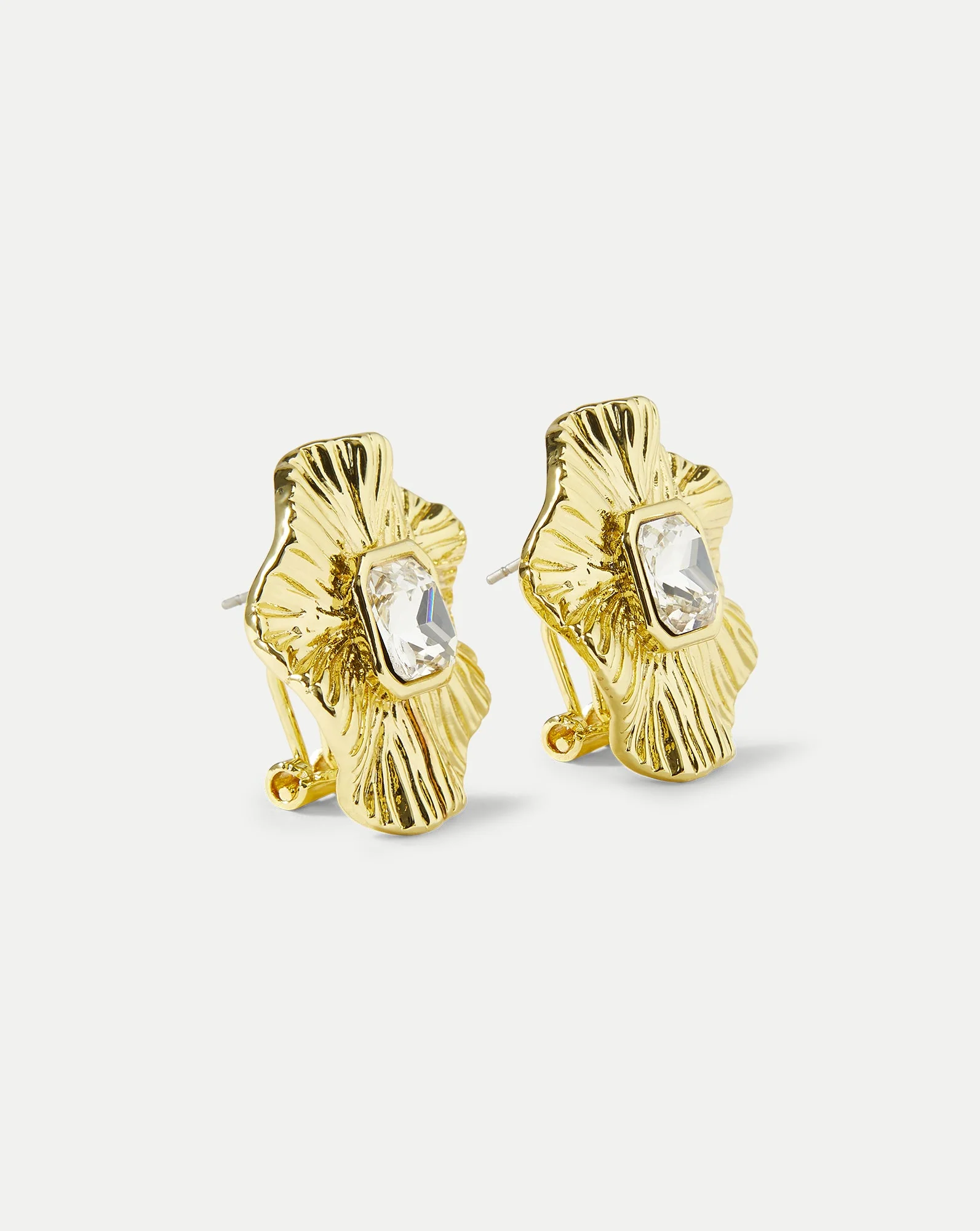 Veronica Beard - Gold Floral Earring - Image 3