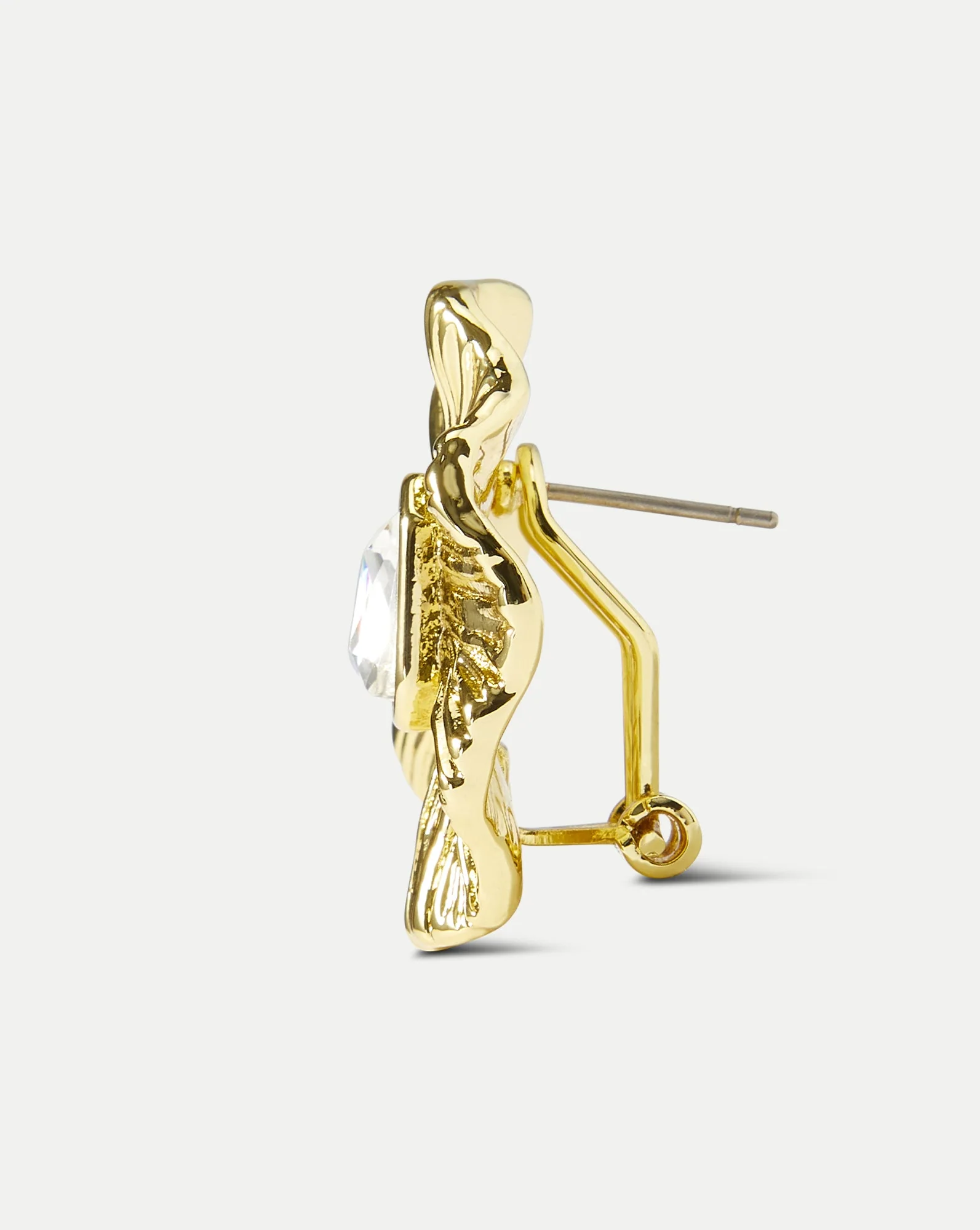 Veronica Beard - Gold Floral Earring - Image 4