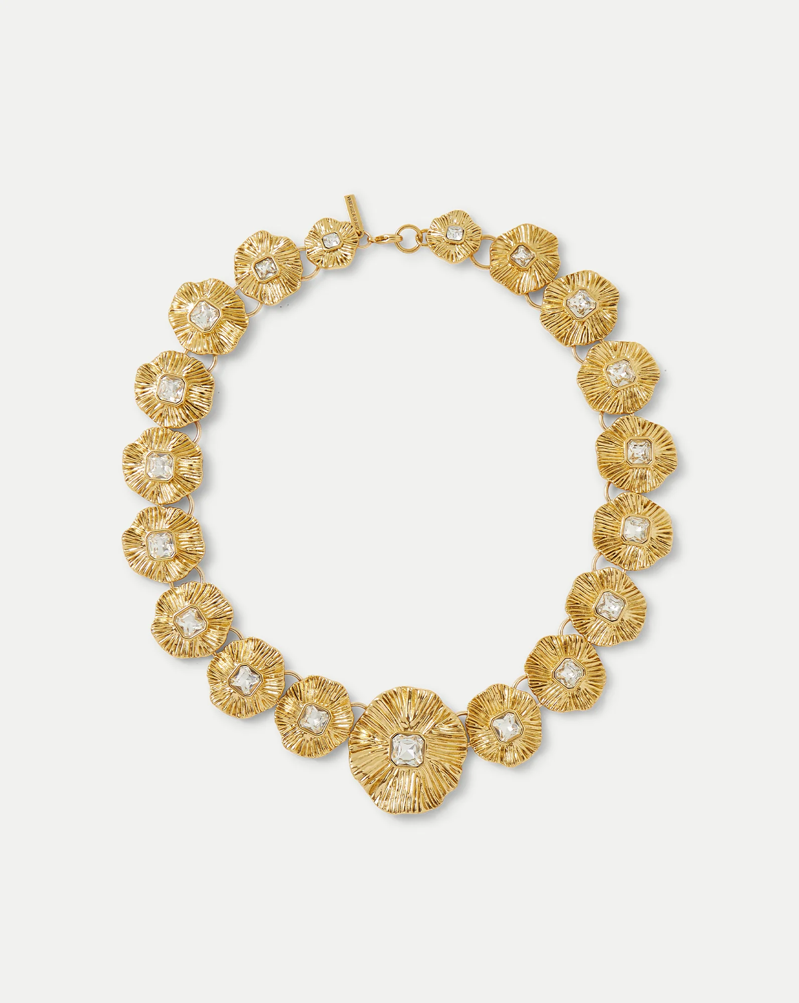 Veronica Beard - Gold Floral Statement Necklace - Image 7