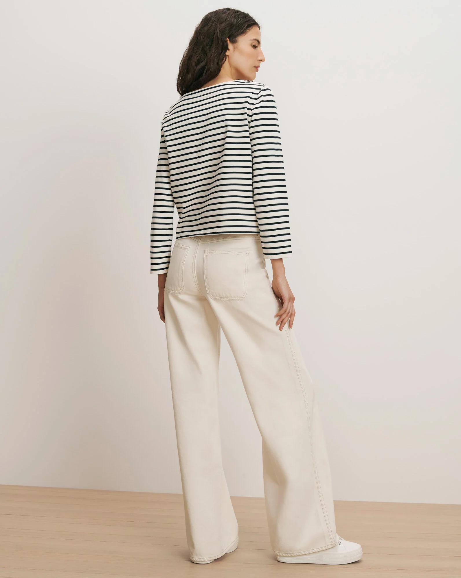 Veronica Beard - Hovey Embroidered Stripe Top - Image 4