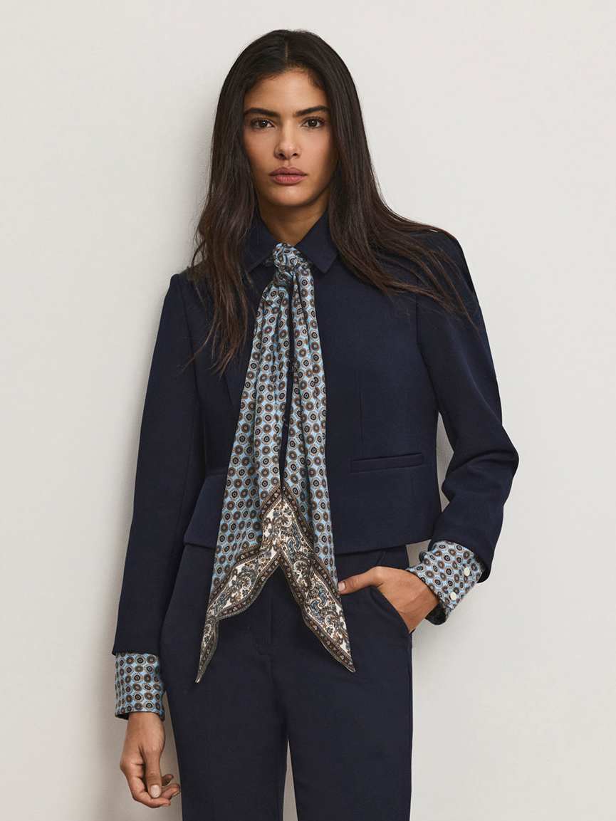Veronica Beard - Ismena Removable Scarf Jacket