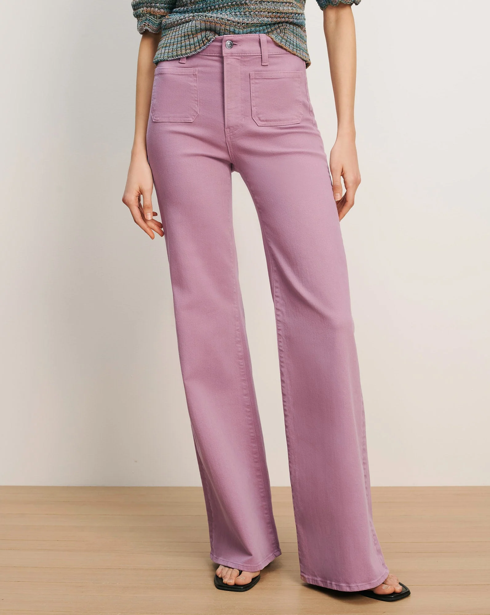 Veronica Beard - Joplin Patch - Pocket Flare Jean - Image 2
