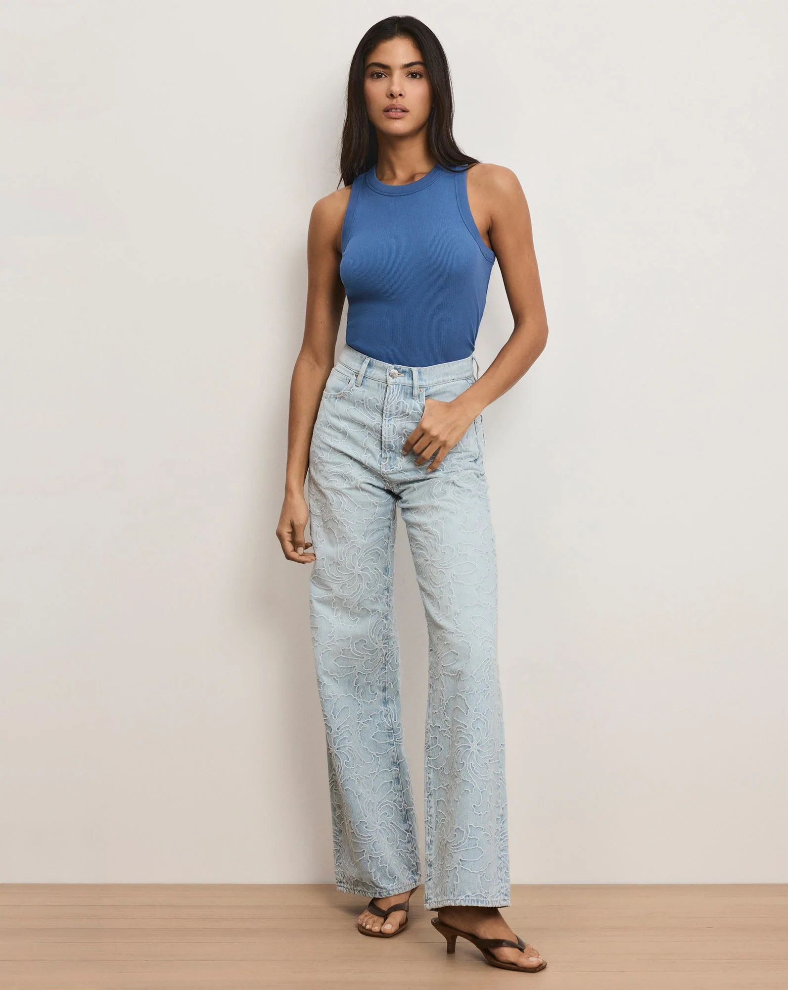 Veronica Beard - Jordyn Cropped Tank Top - Image 2