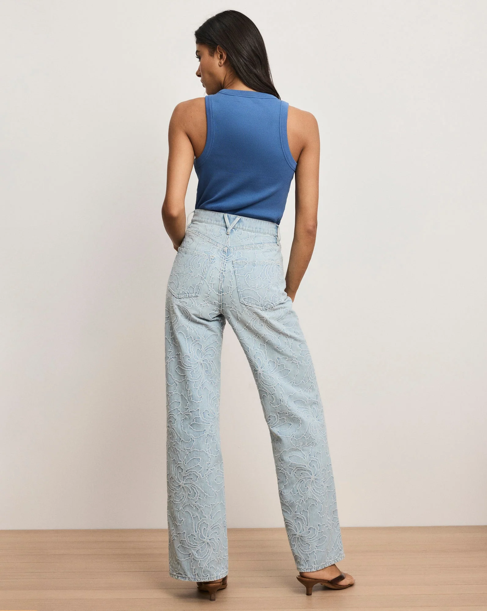 Veronica Beard - Jordyn Cropped Tank Top - Image 4