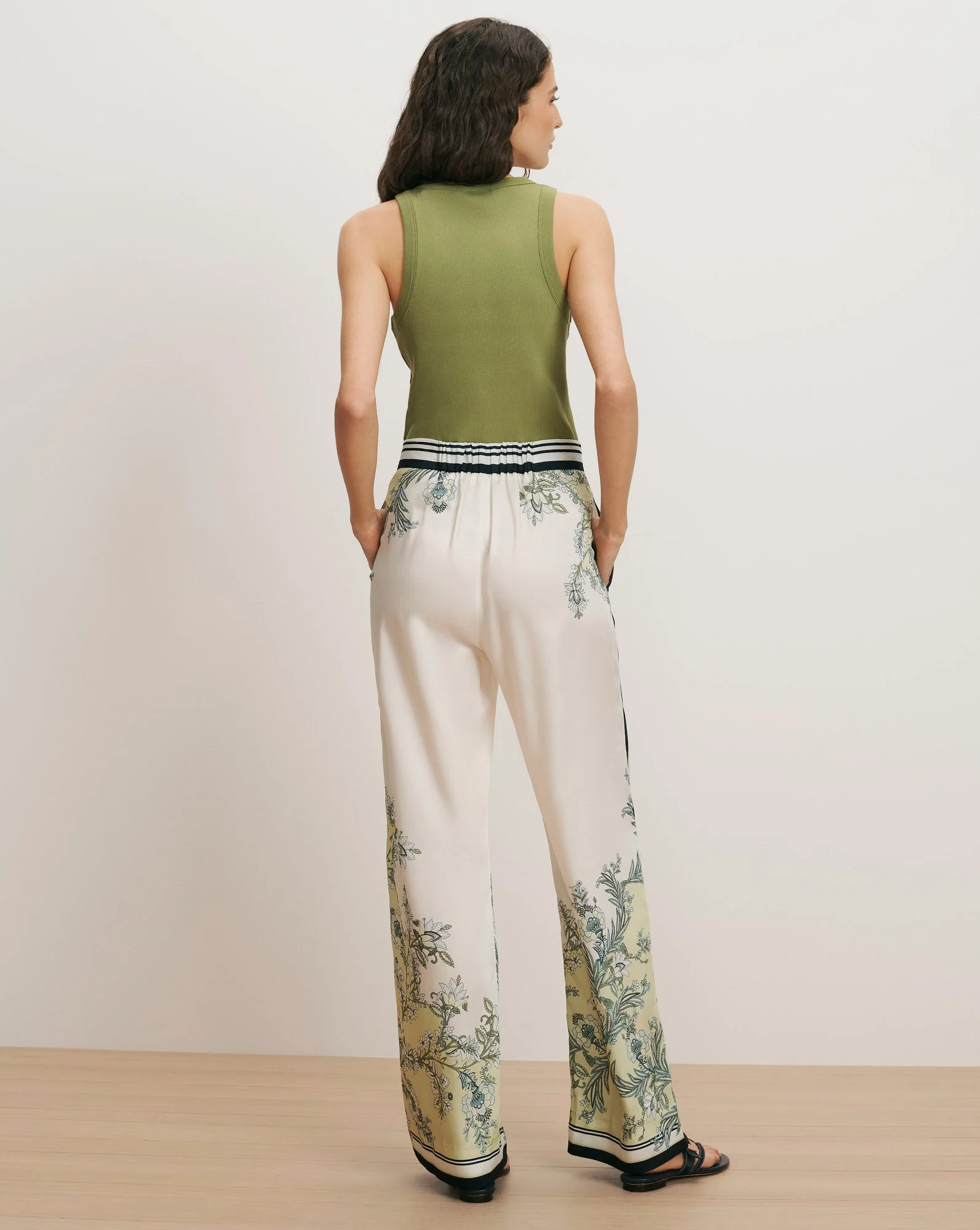 Veronica Beard - Jordyn Cropped Tank Top - Image 3