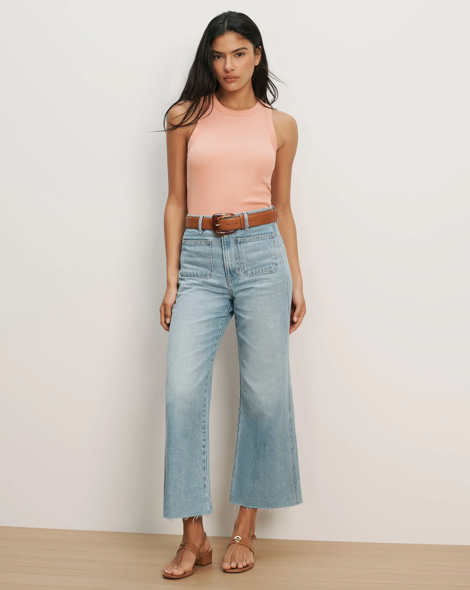 Veronica Beard - Jordyn Cropped Tank Top - Image 2