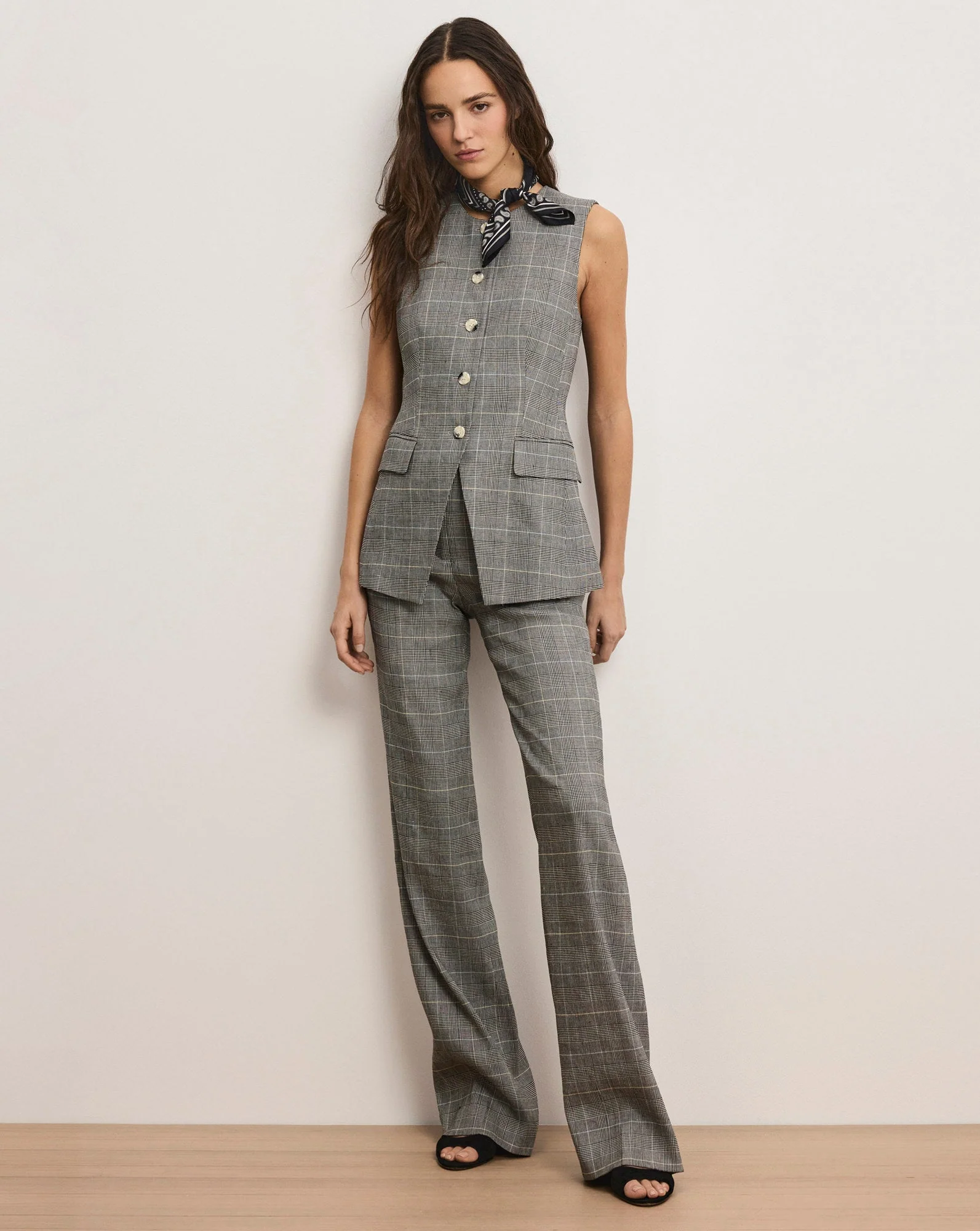 Veronica Beard - Jude Linen Wide - Leg Pant - Image 5