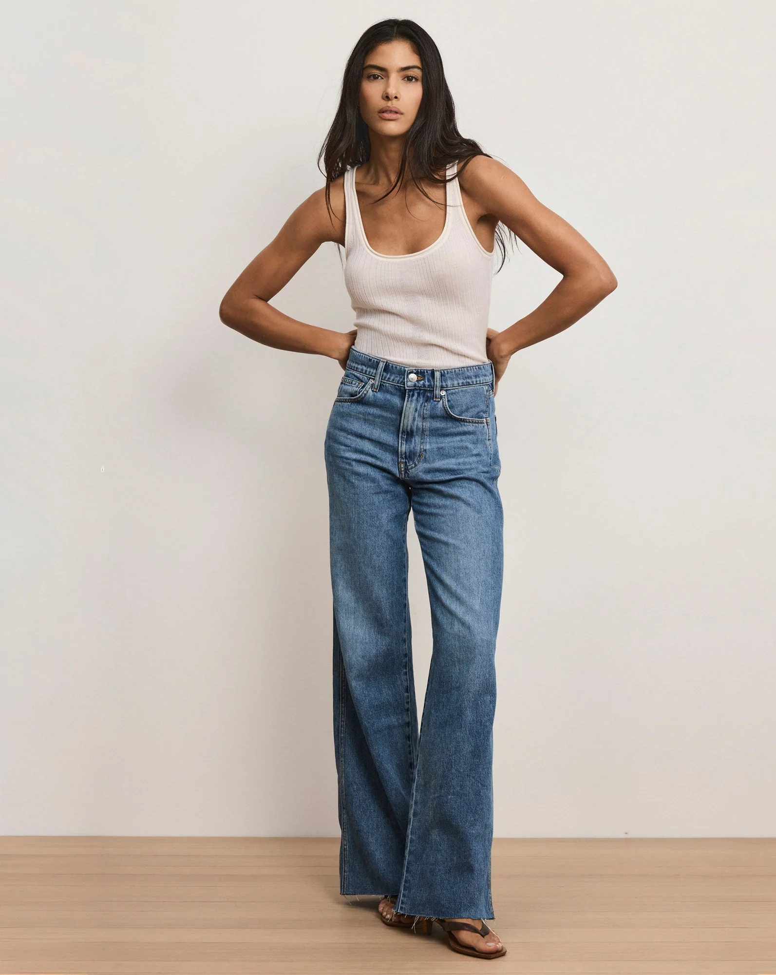 Veronica Beard - Kasey Wide - Leg Jean