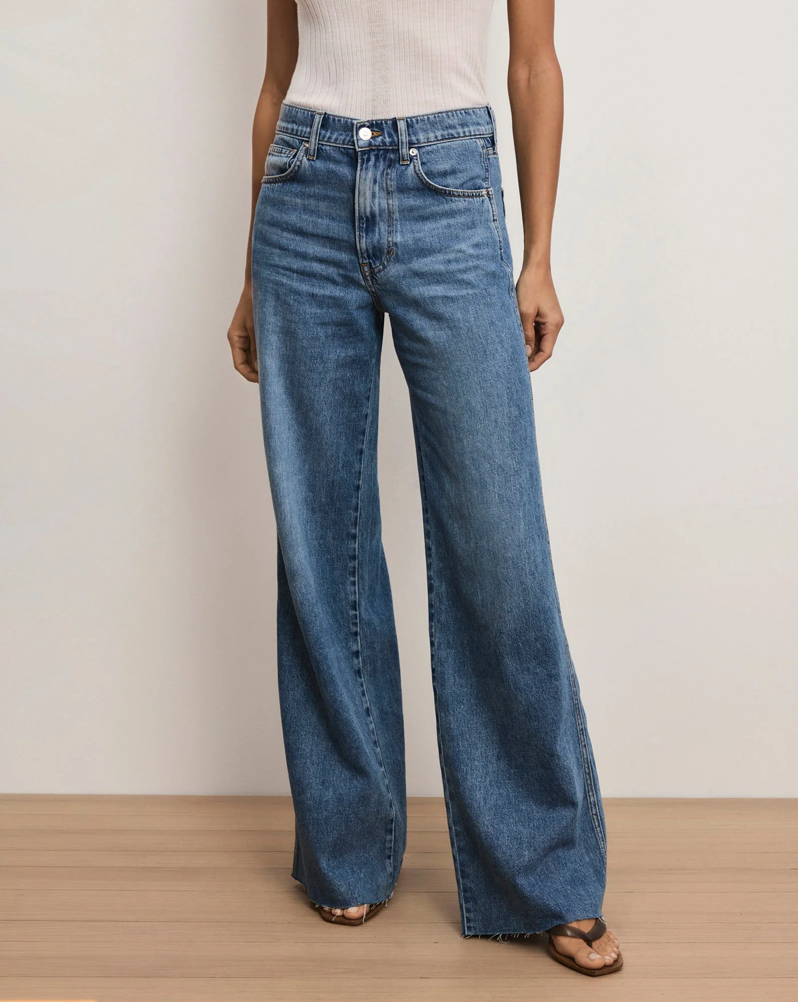 Veronica Beard - Kasey Wide - Leg Jean - Image 2
