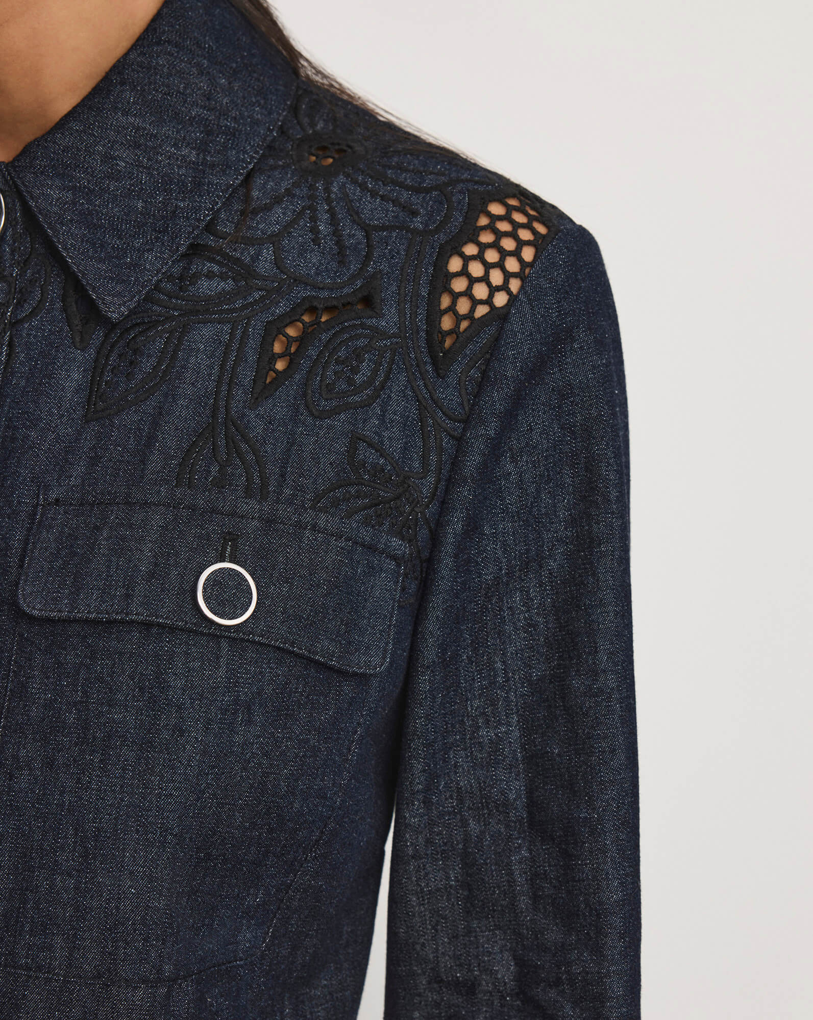 Veronica Beard - Kiki Eyelet Jacket - Image 6