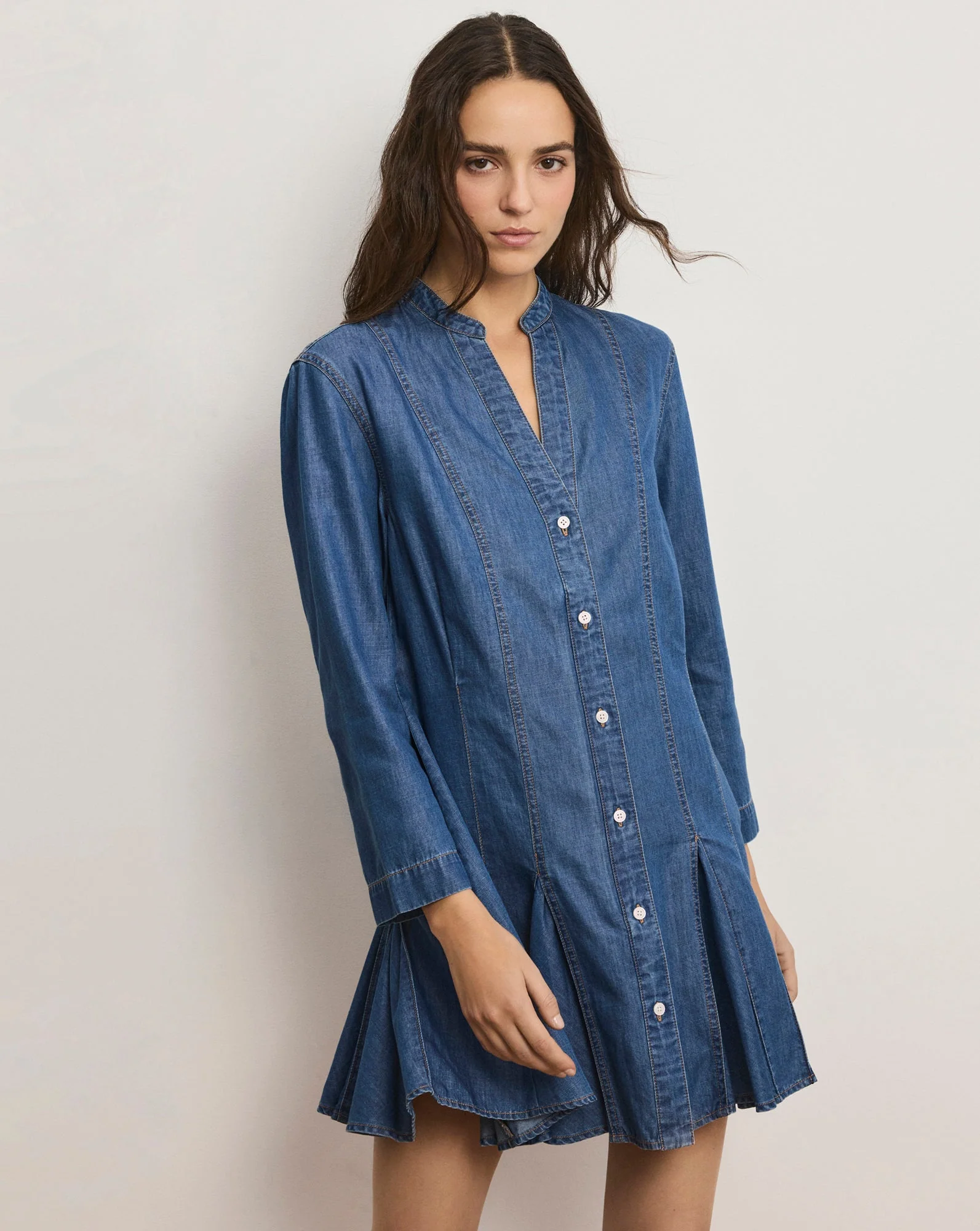 Veronica Beard - Korinda Mini Shirtdress