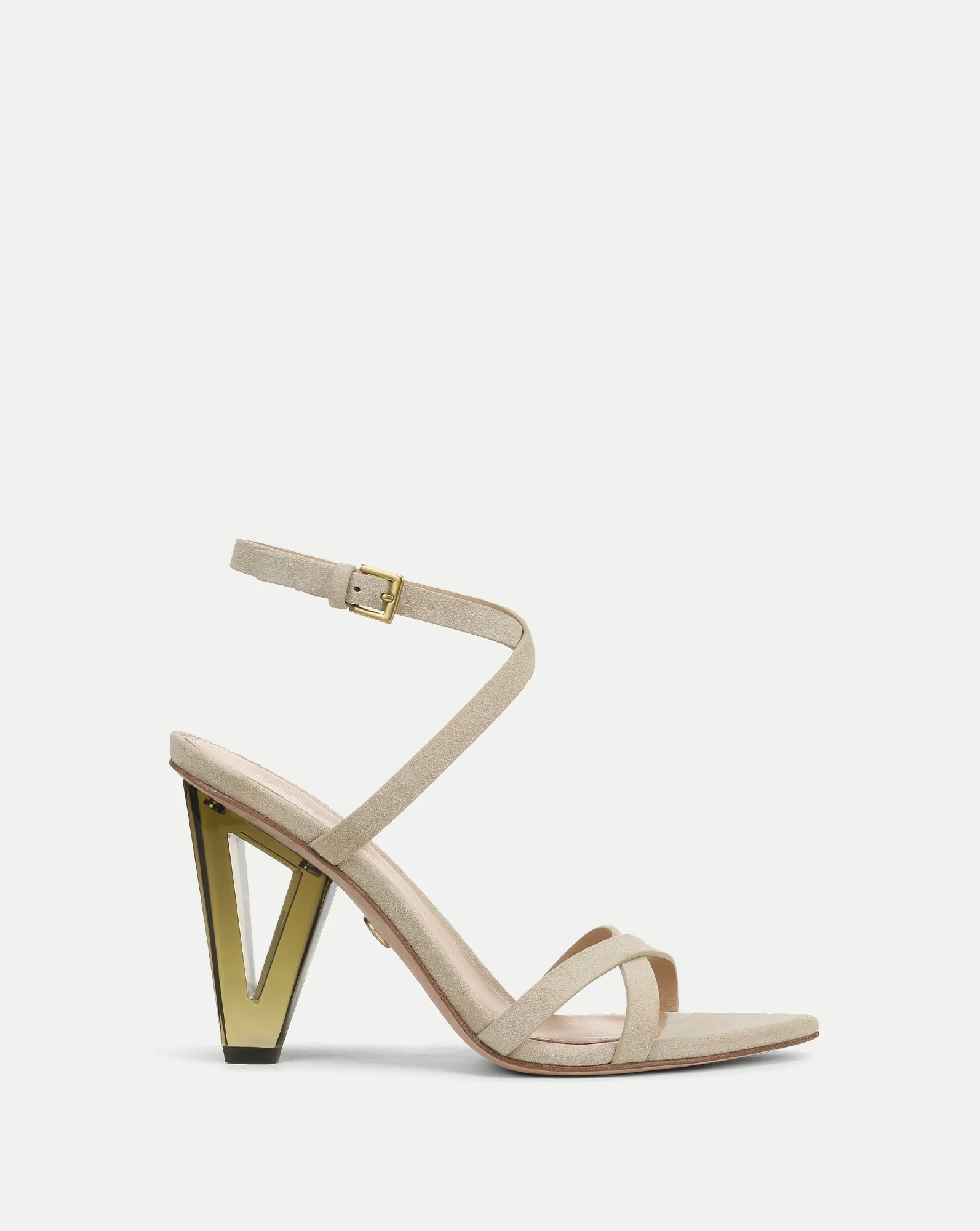 Veronica Beard - Lanaya Suede Ankle - Wrap Sandal
