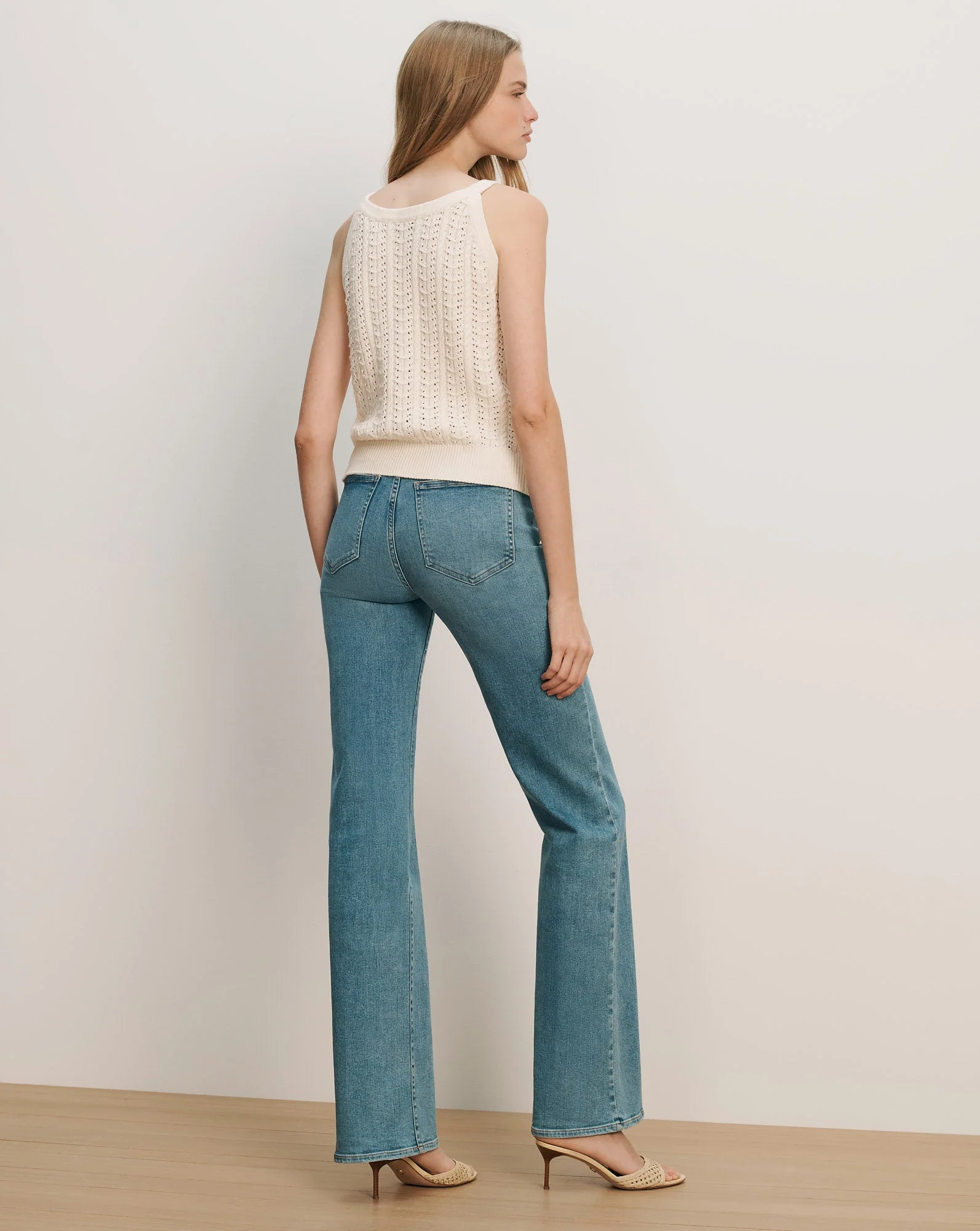 Veronica Beard - Leonora Pointelle Tank Top - Image 4