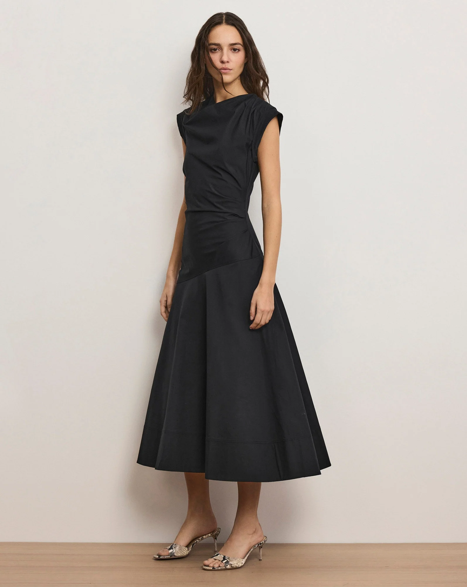 Veronica Beard - Lisette Cotton Poplin Midi Dress
