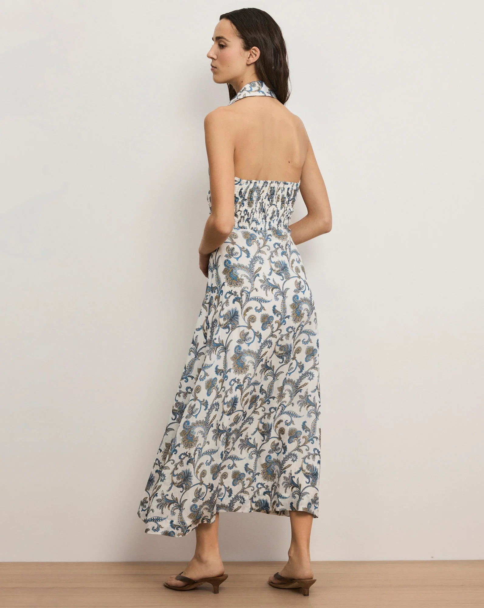 Veronica Beard - Mackey Paisley Halter Midi Dress - Image 4
