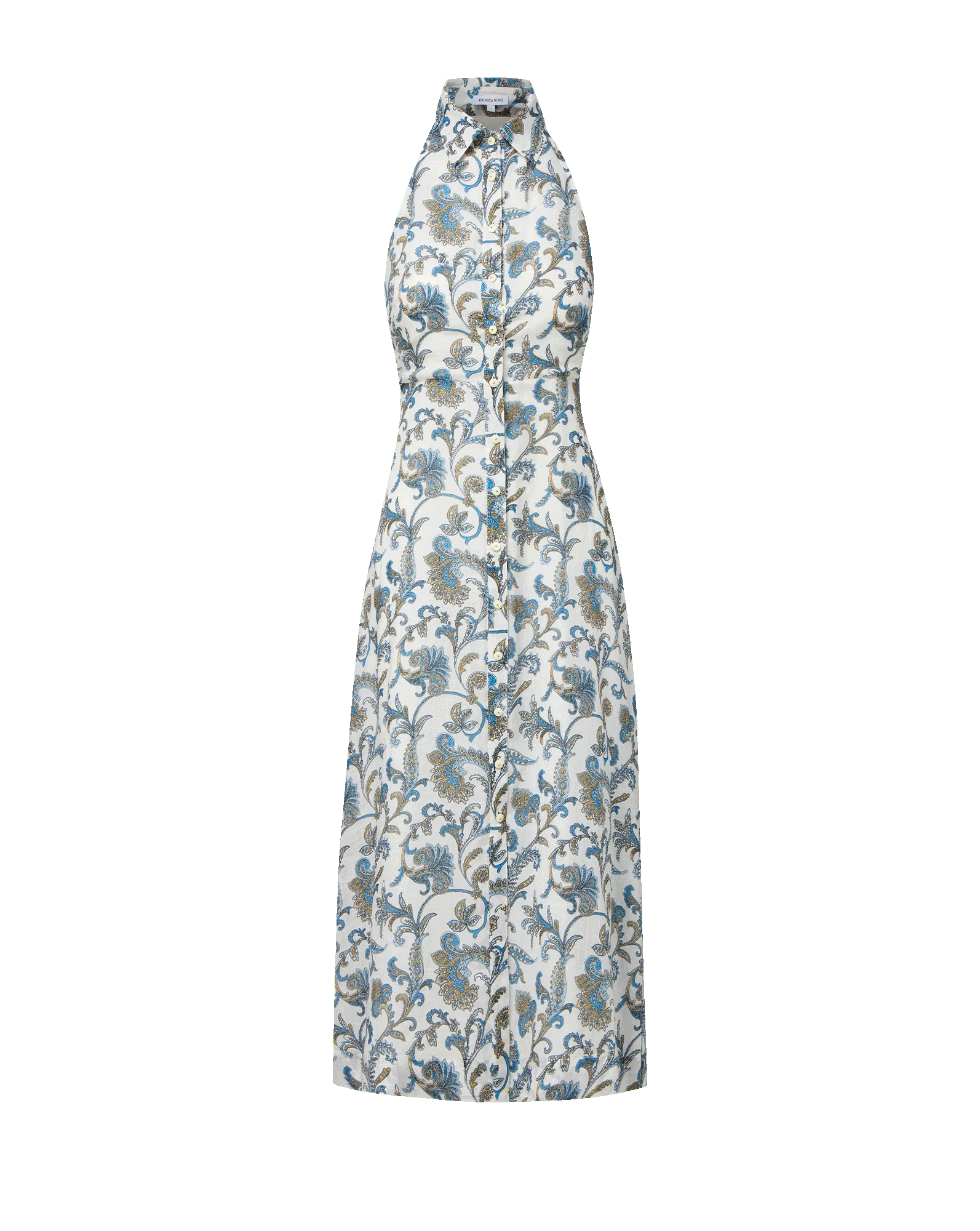 Veronica Beard - Mackey Paisley Halter Midi Dress - Image 5