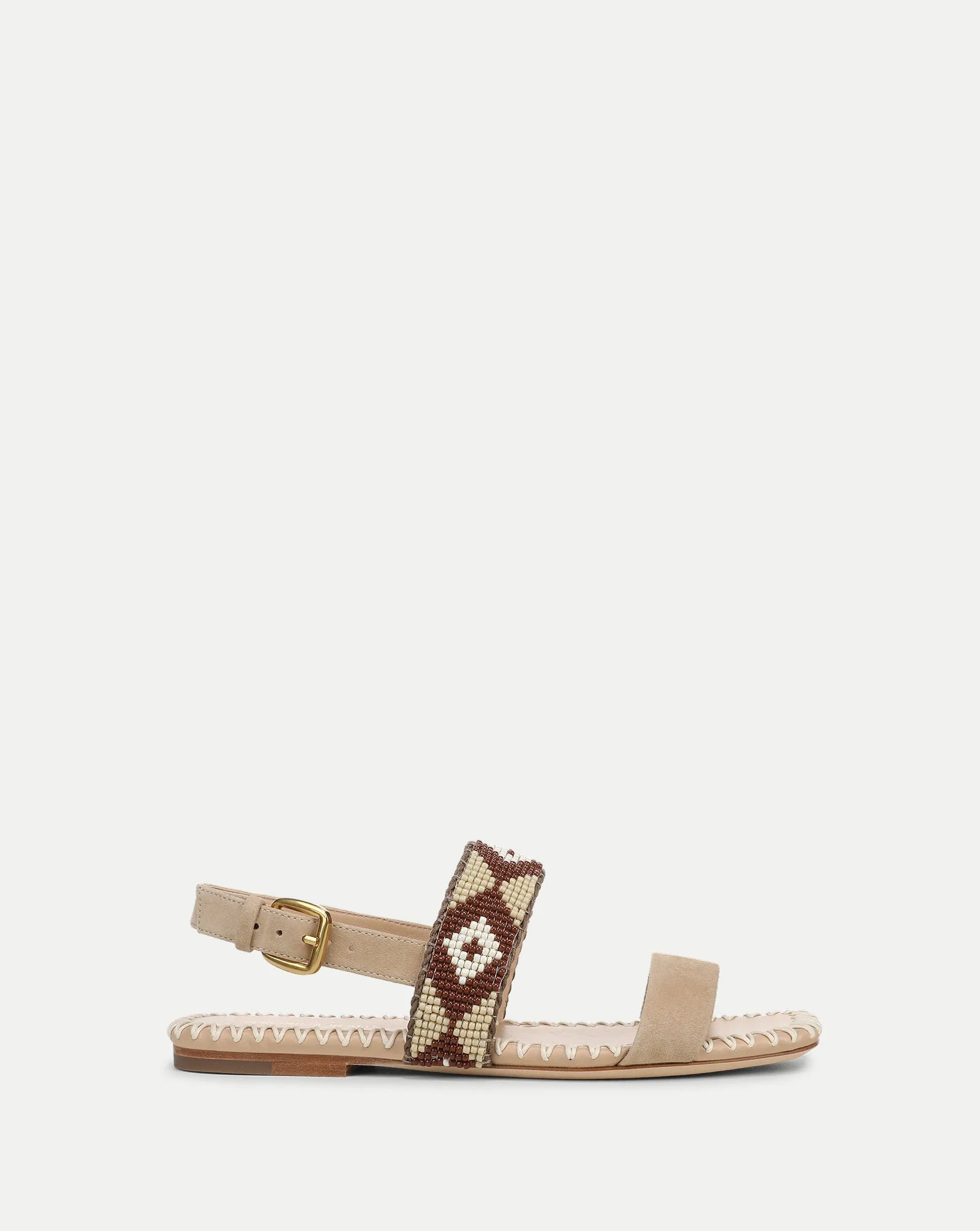 Veronica Beard - Marian Beaded Flat Sandal