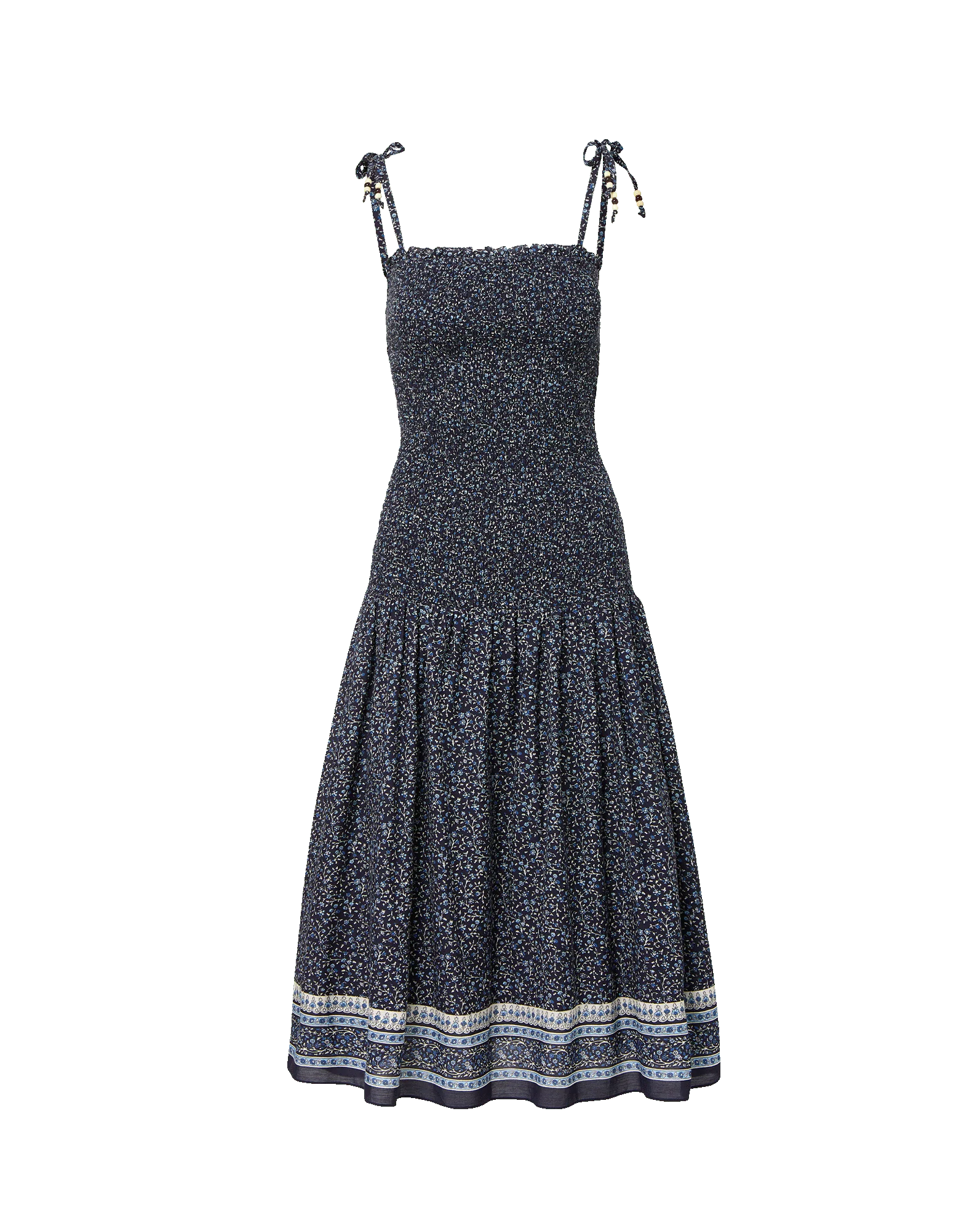 Veronica Beard - Marietta Shirred Midi Dress - Image 5