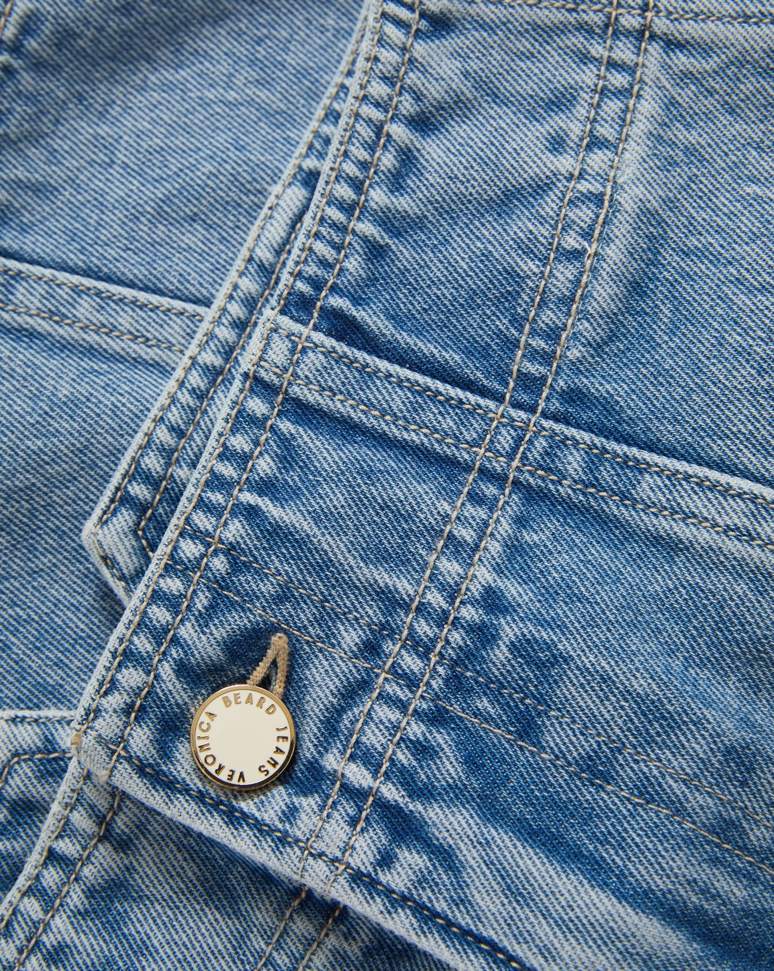 Veronica Beard - Marquita Denim Mini Skirt - Image 4