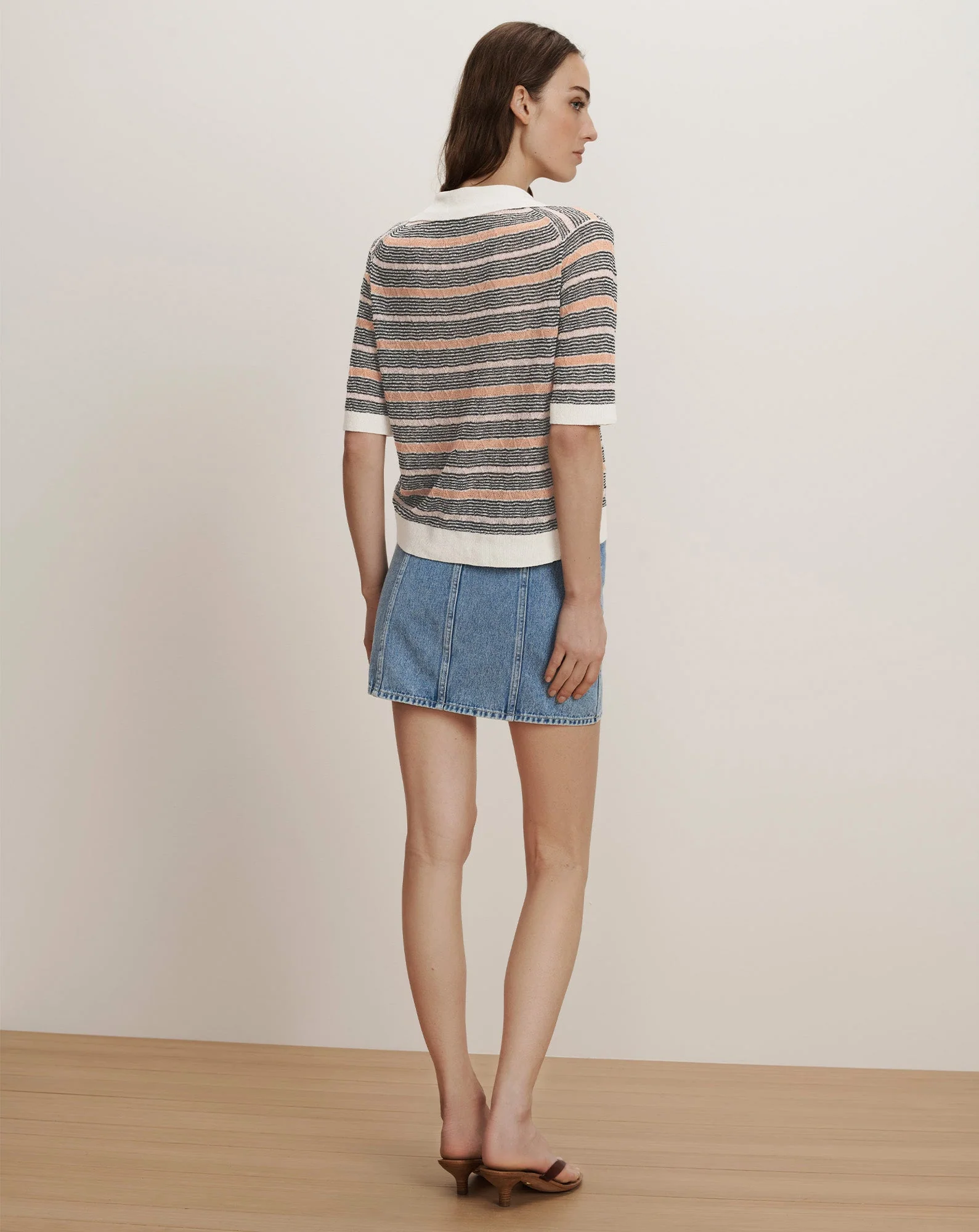 Veronica Beard - Marquita Denim Mini Skirt - Image 5