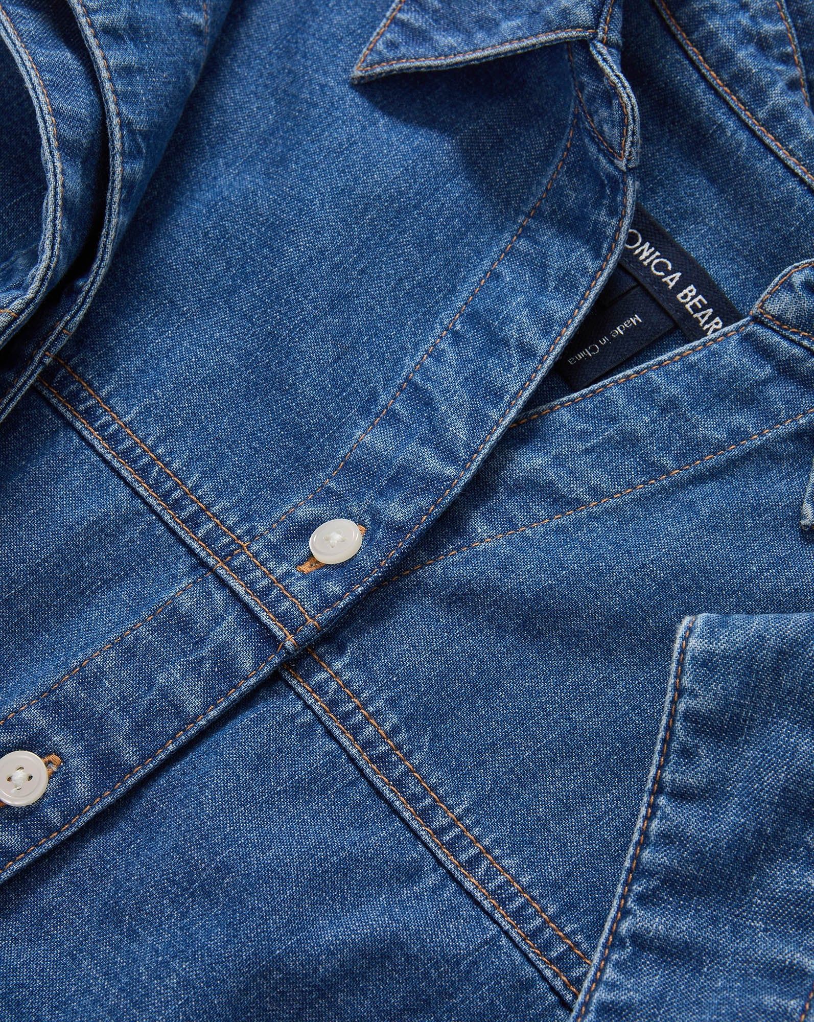 Veronica Beard - Nestor Chambray Button - Down Shirt - Image 3