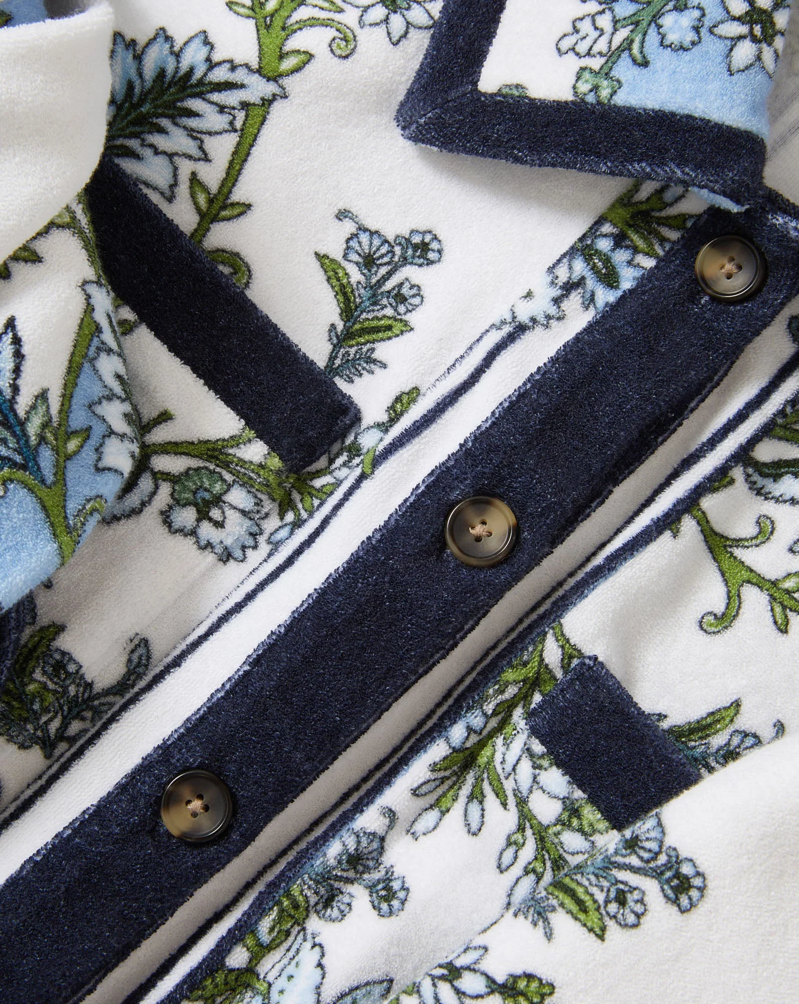 Veronica Beard - Novelle Terry Button - Down Shirt - Image 3