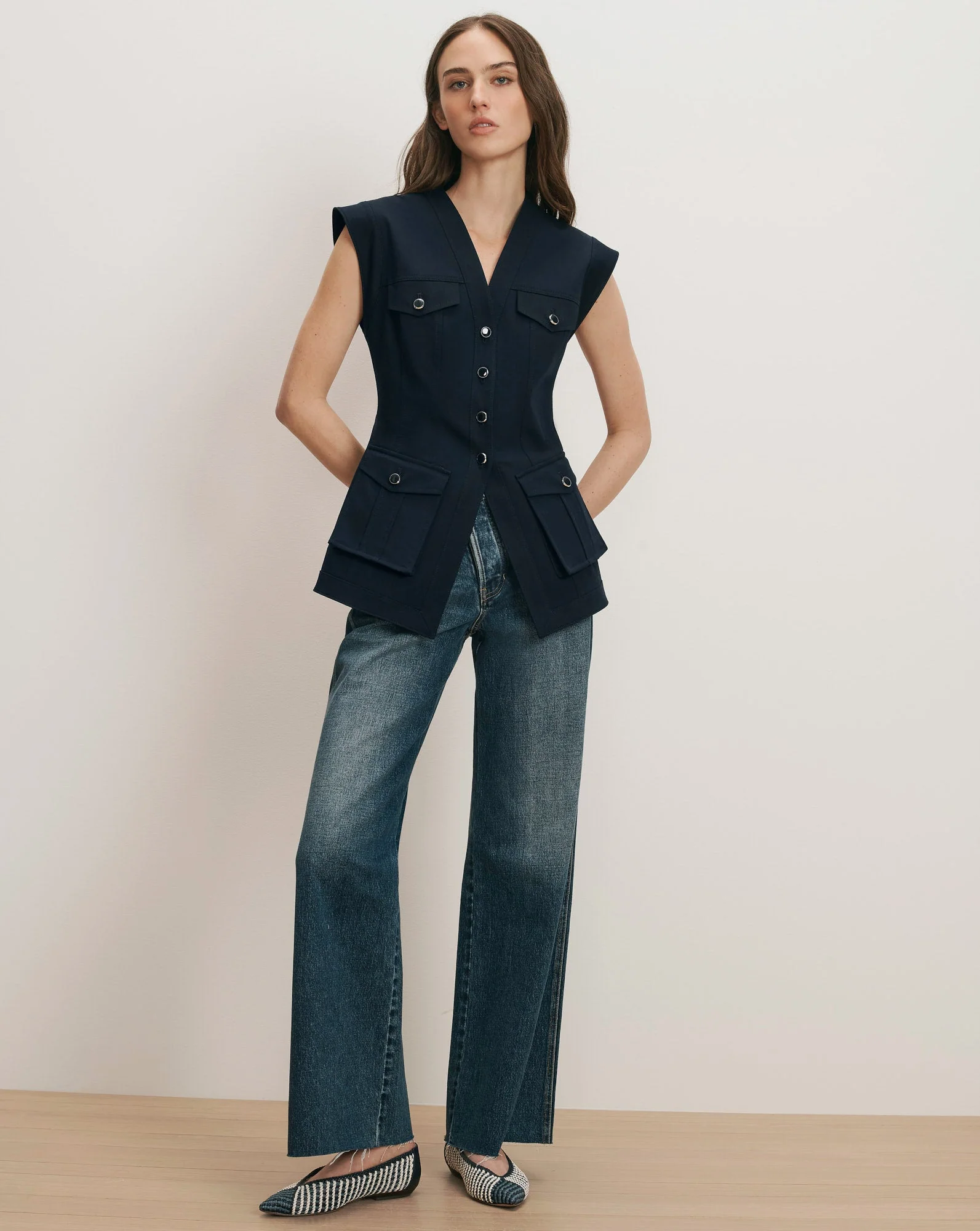 Veronica Beard - Pendle Tailored Vest - Image 2