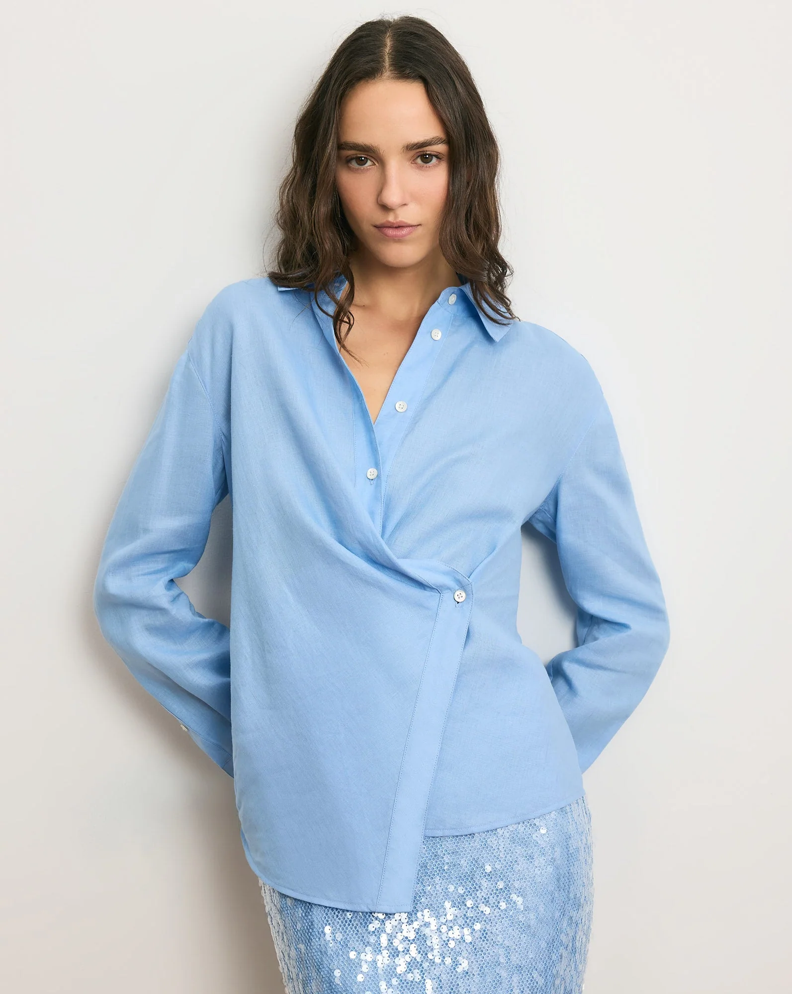Veronica Beard - Perezzi Button - Down Shirt