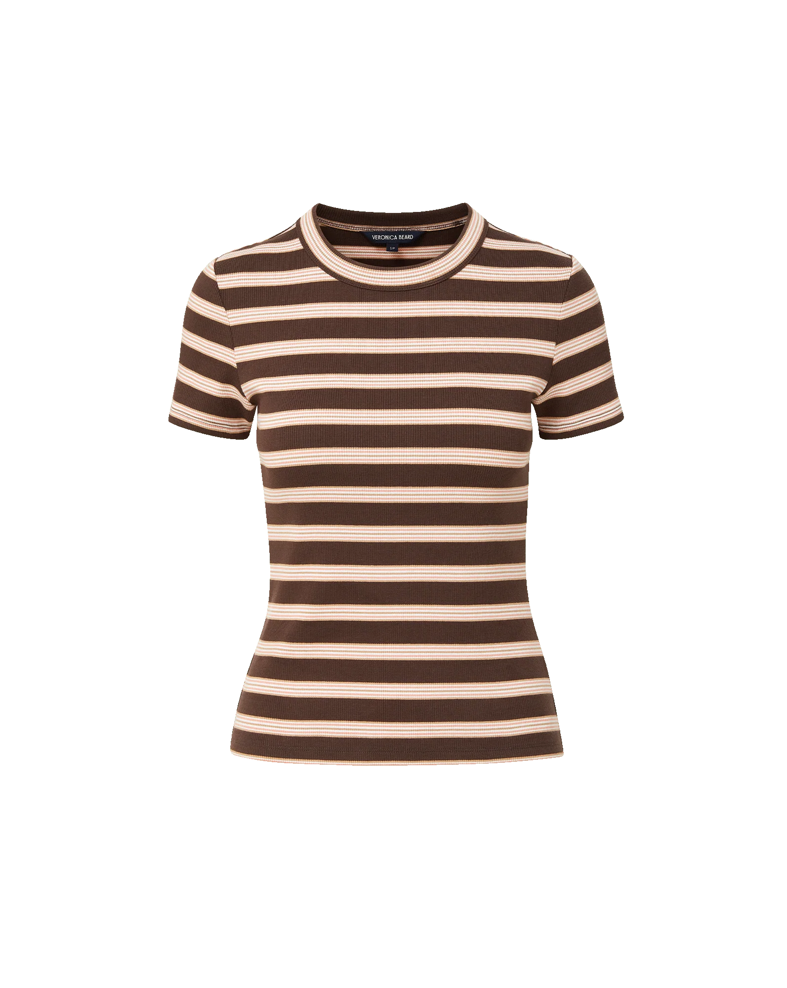 Veronica Beard - Pruitt Striped Ribbed T - Shirt - Image 5