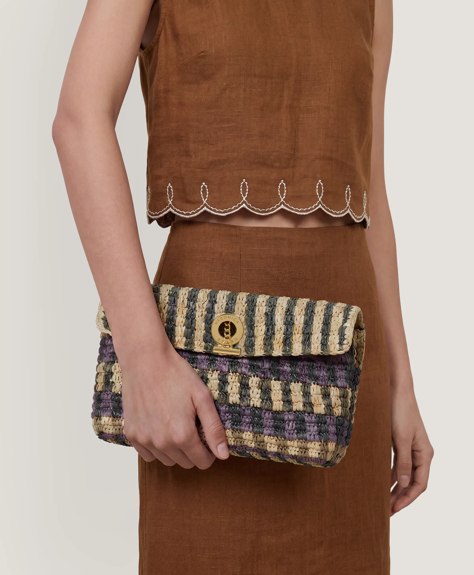 Veronica Beard - Raffia Anchor Clutch - Image 2