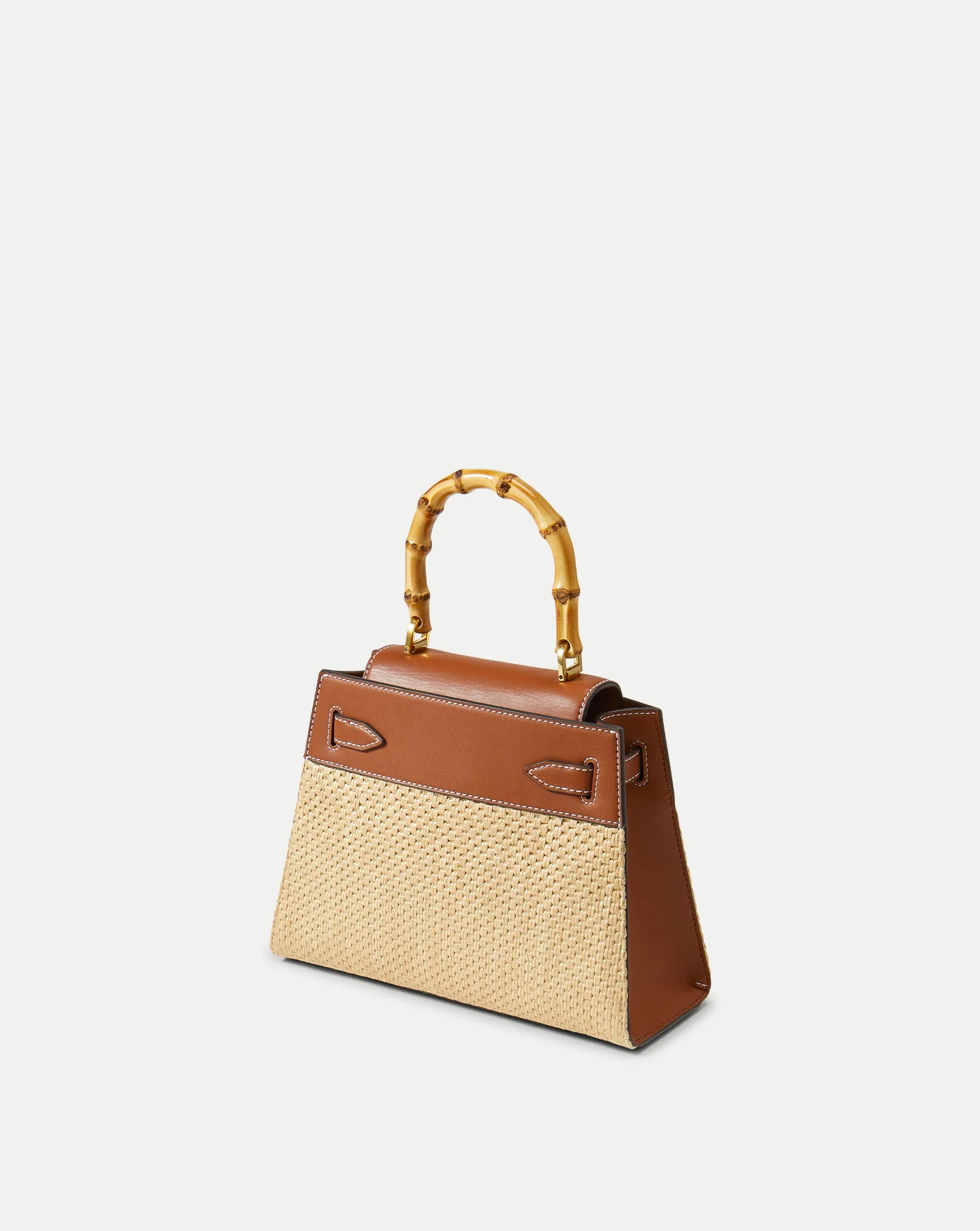 Veronica Beard - Raffia Dash Top - Handle Bag - Image 5