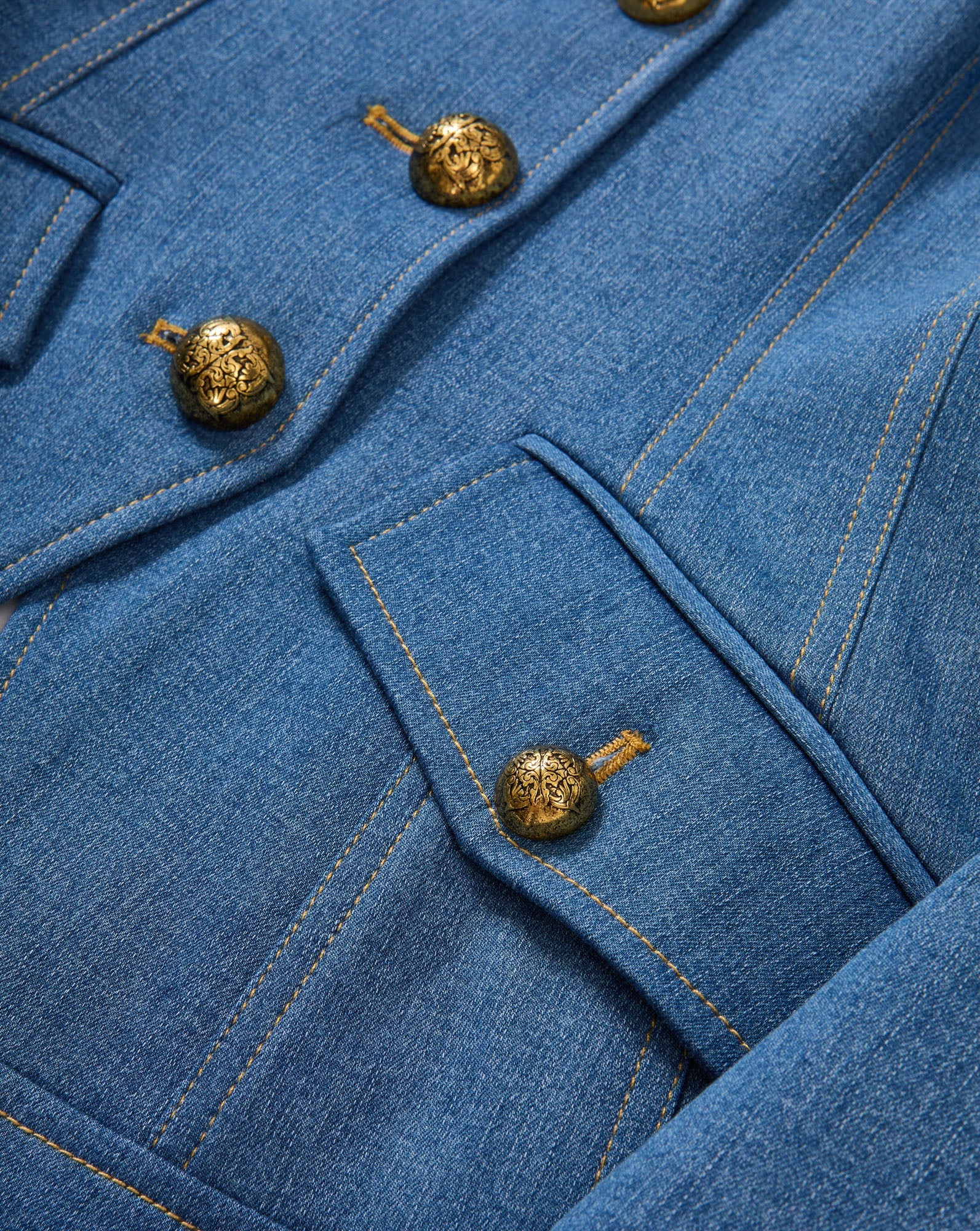Veronica Beard - Randy Denim Dickey Jacket - Image 3
