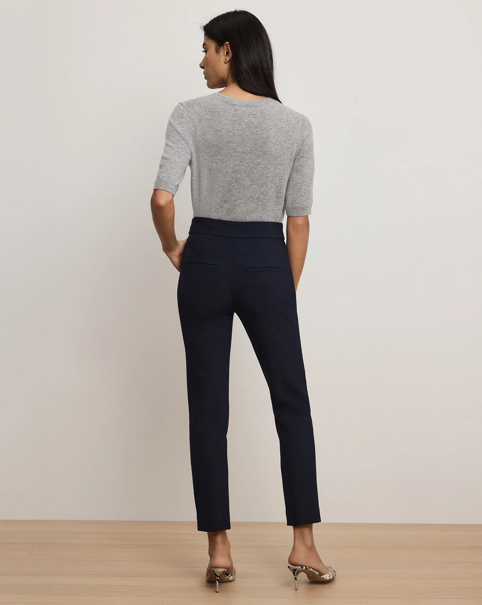 Veronica Beard - Renzo Clean Waistband Pant - Image 4