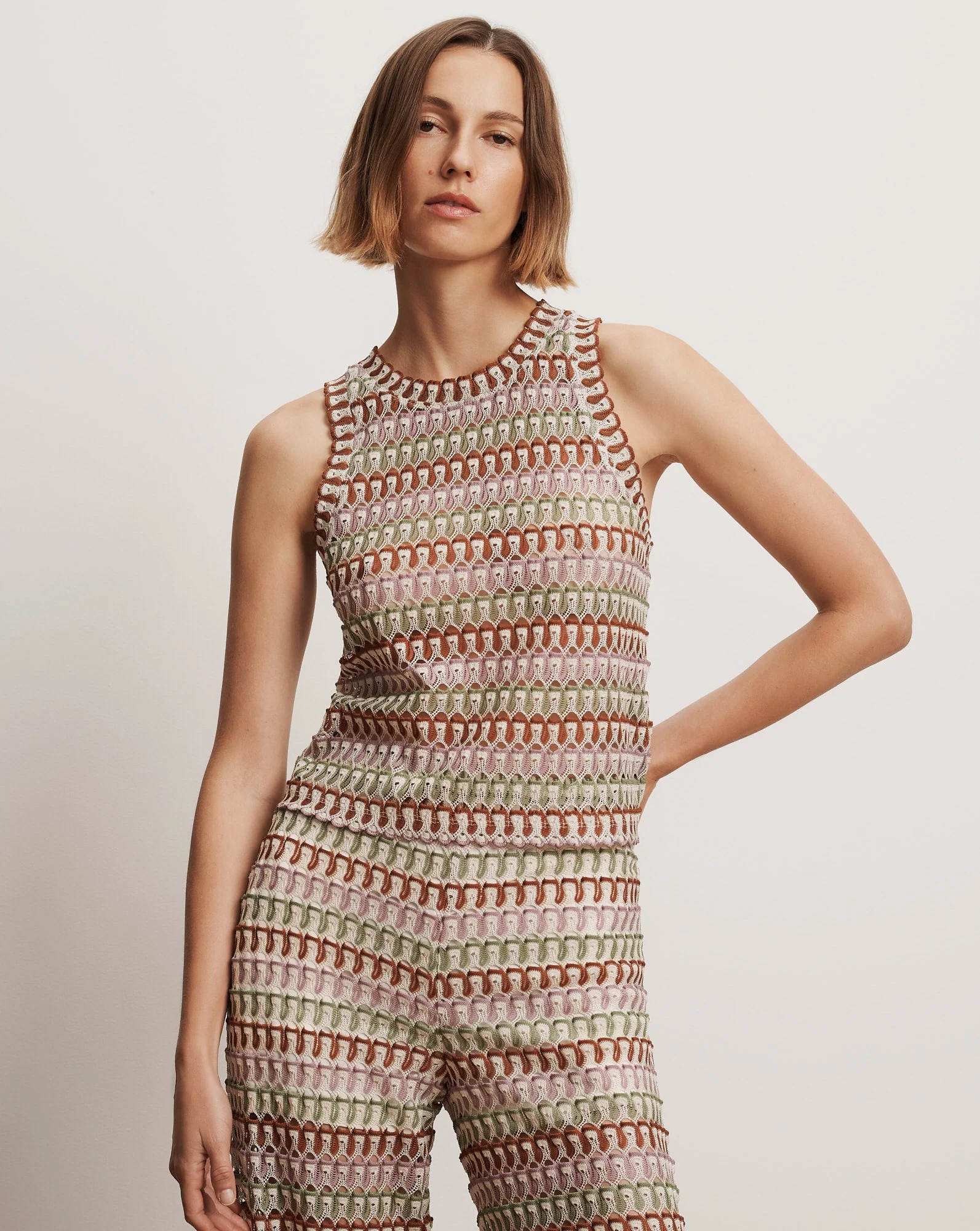 Veronica Beard - Rhett Crochet Tank Top