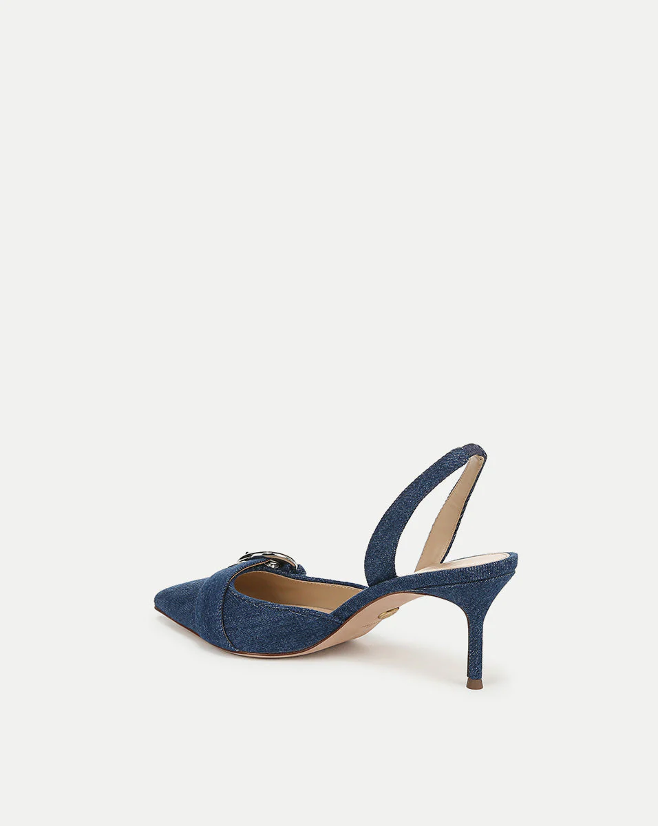Veronica Beard - Roxy Denim Slingback Pump - Image 4