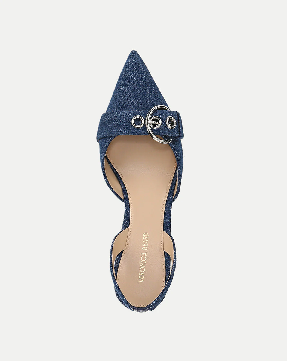 Veronica Beard - Roxy Denim Slingback Pump - Image 7