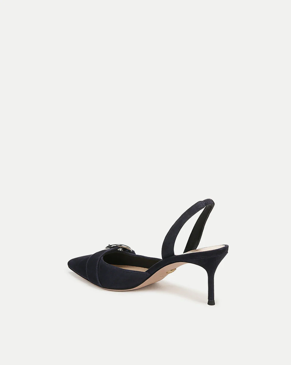 Veronica Beard - Roxy Suede Slingback Pump - Image 11